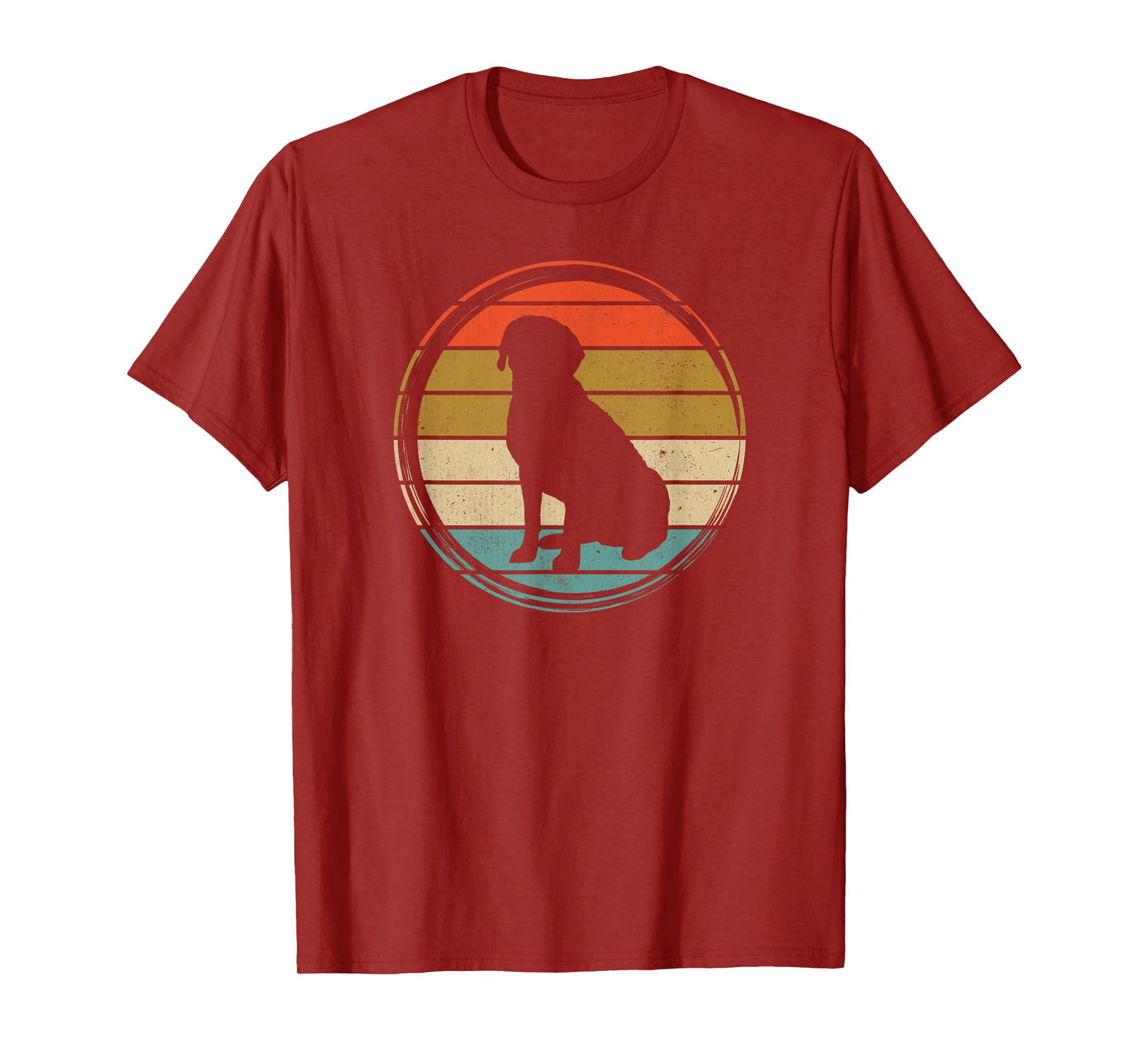 Black Yellow Chocolate Lab Vintage Labrador Men Women Kids T-Shirt