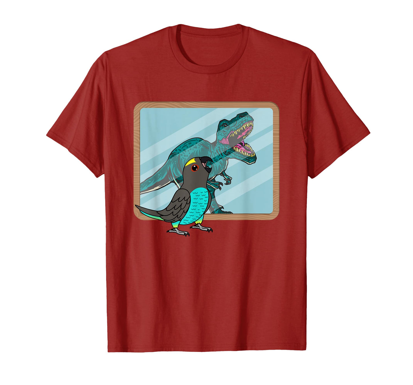 Parrot & T Rex Reflection I Meyers Parrot T-Shirt