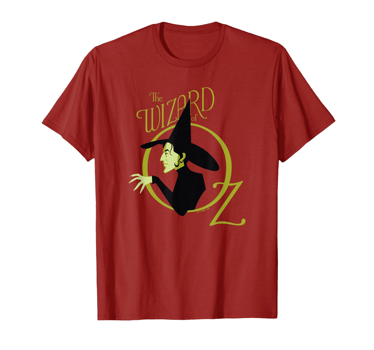 The Wizard of Oz Wicked Witch Silhouette Vintage Profile T-Shirt