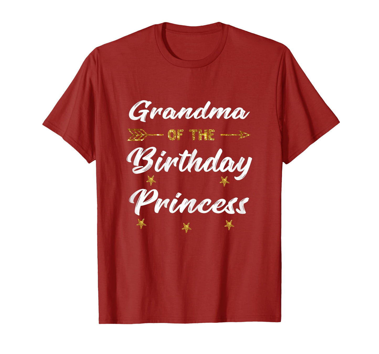 Grandma Of The Birthday Princess Girl Matching Family Party T-Shirt