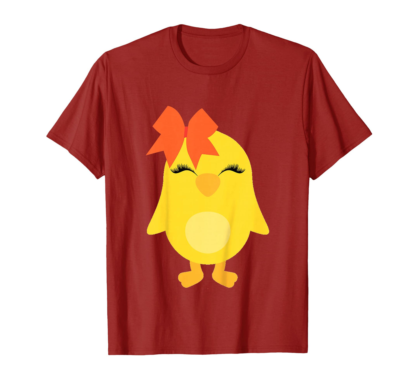 Chick with Bow for Girls Easter Toddler Baby Chicken T-Shirt