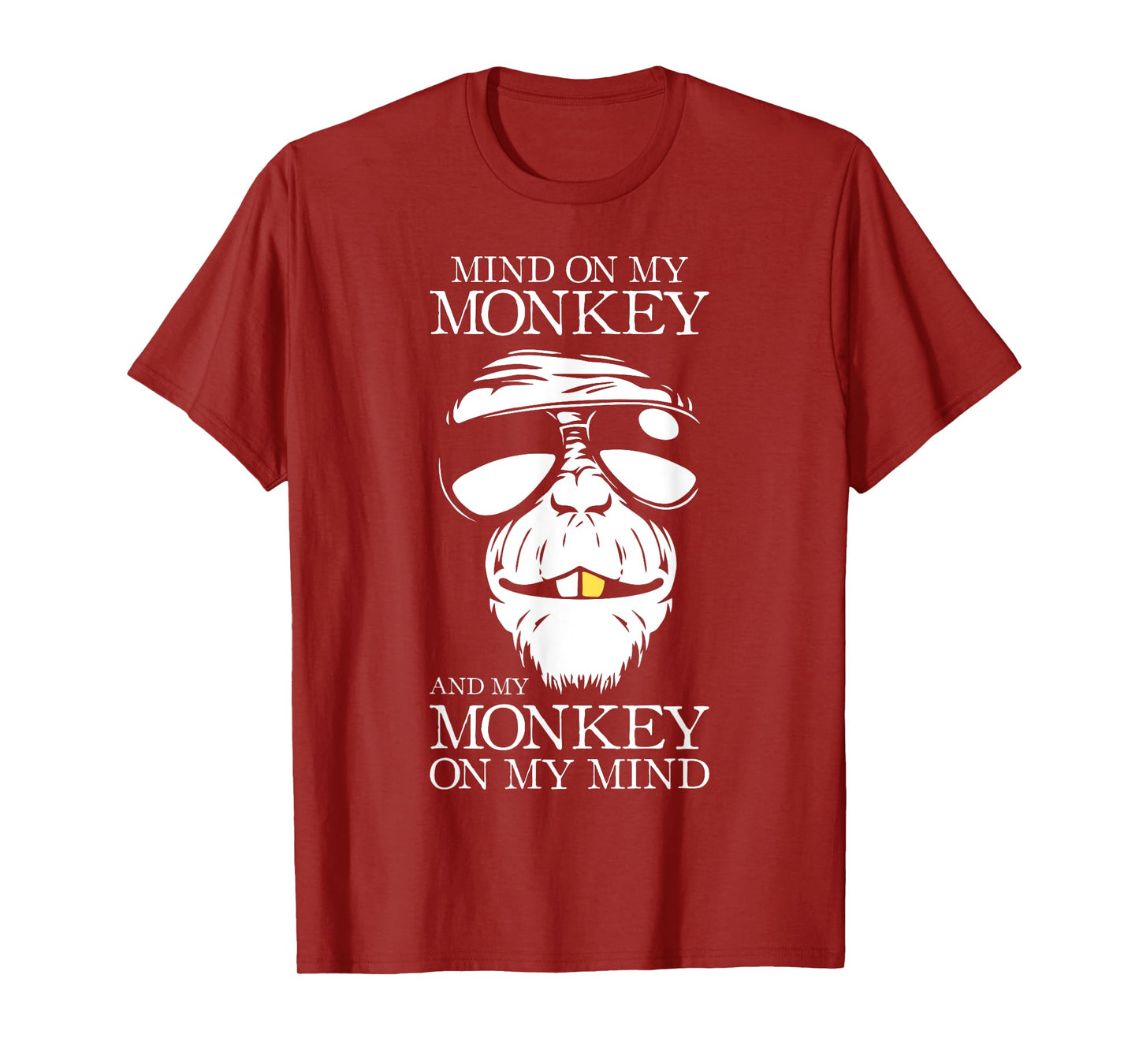 Gorilla Shirt | Mind On My Monkey | Motivational Ape Tee T-Shirt