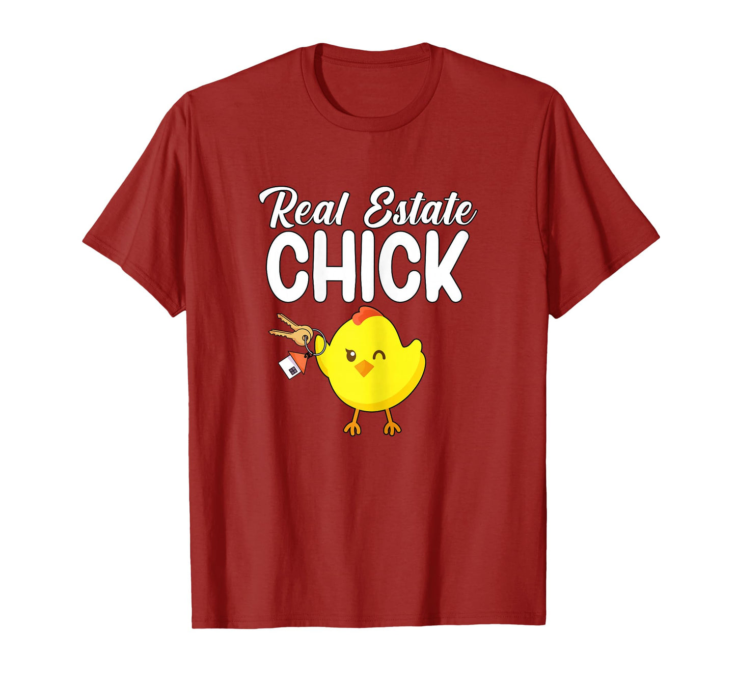 Real estate chick Real Estate Agent Gifts Womens Realtor T-Shirt , Black , Small