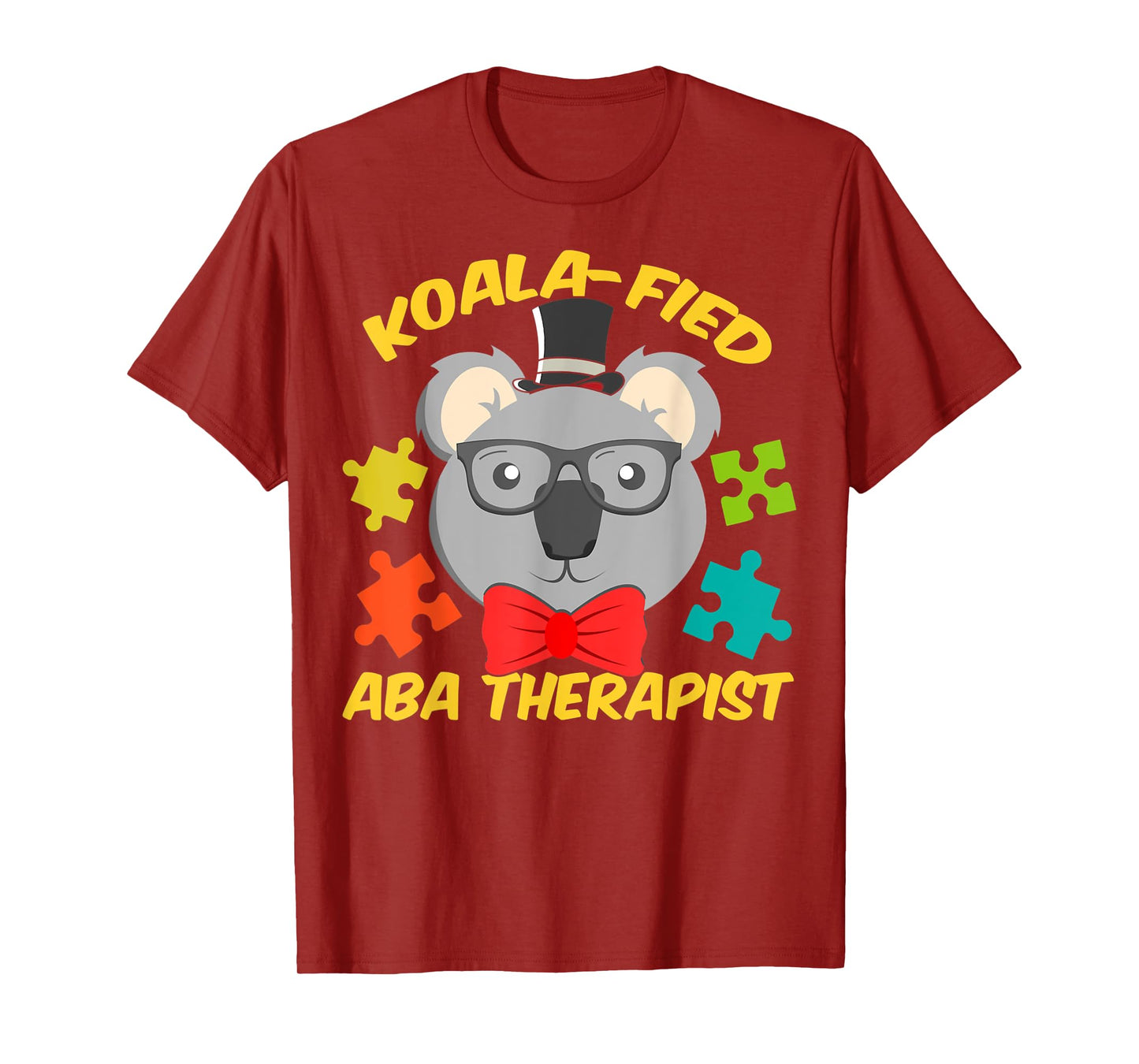 ABA Therapist Fun Koala-fied Autism Therapy T-Shirt