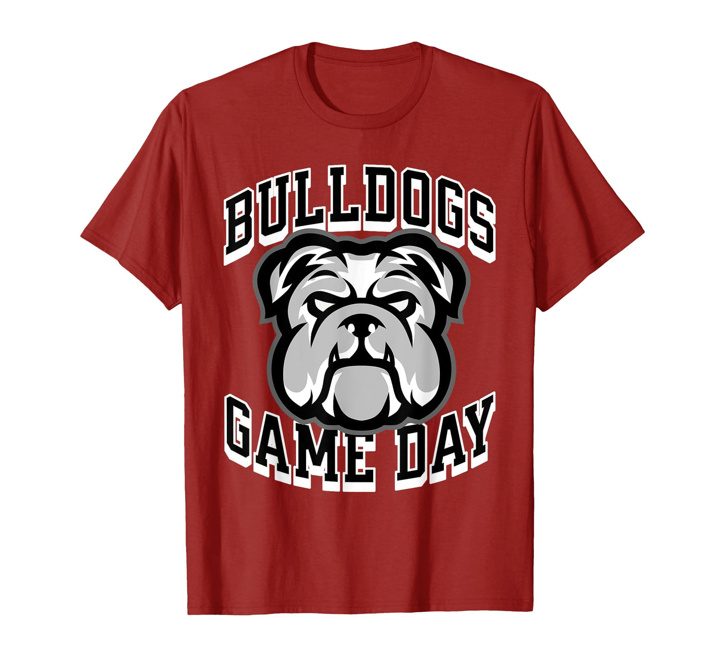 Bulldogs Game Day Sports Baseball Football Print Mom Dad T-Shirt