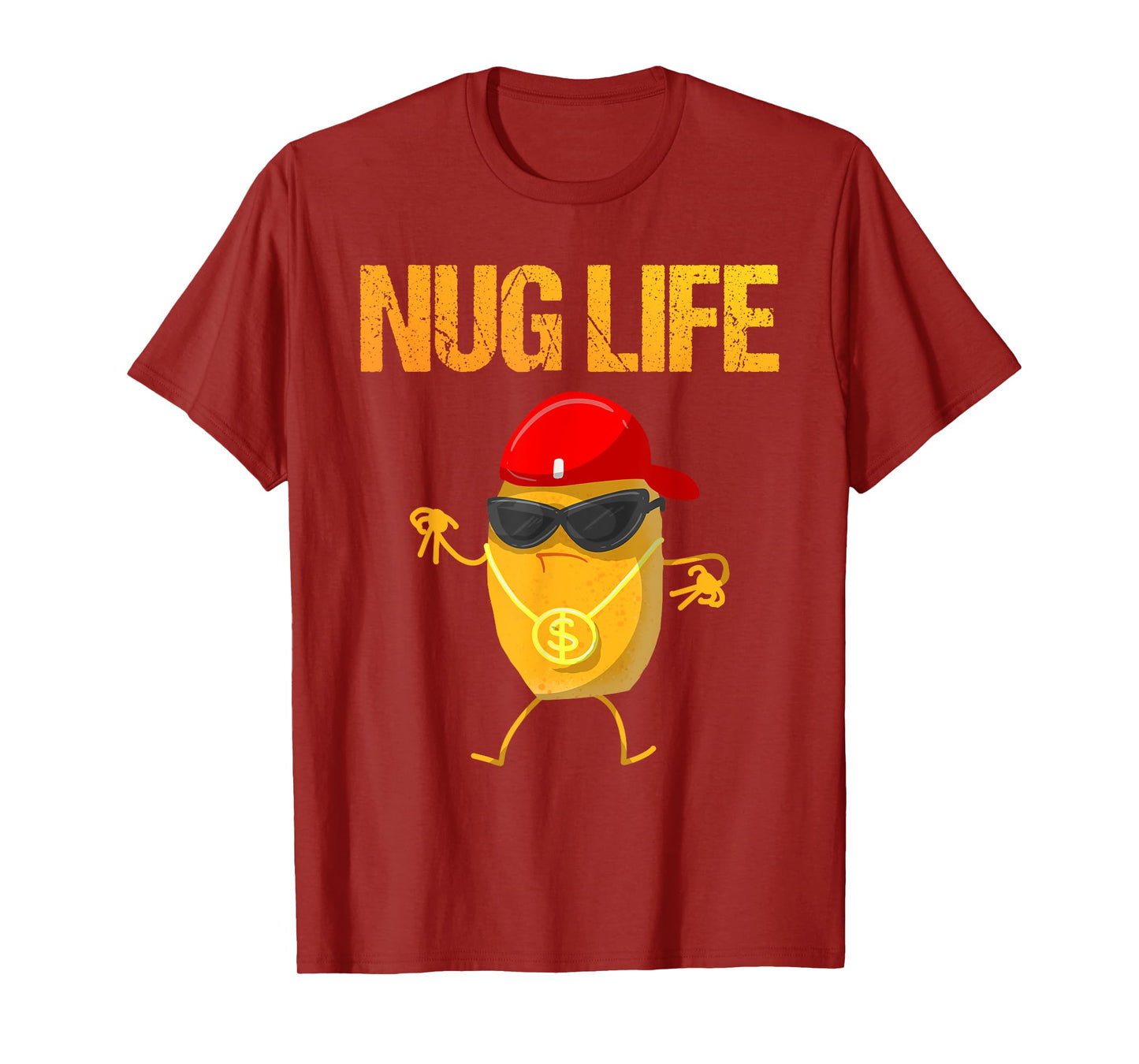 Cool Chicken Nugget Art For Boys Kids Chicken Nugget Lover T-Shirt