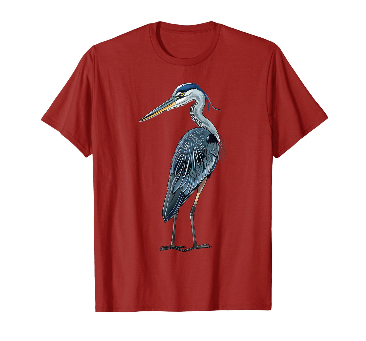 Blue Heron Bird Birding T-Shirt