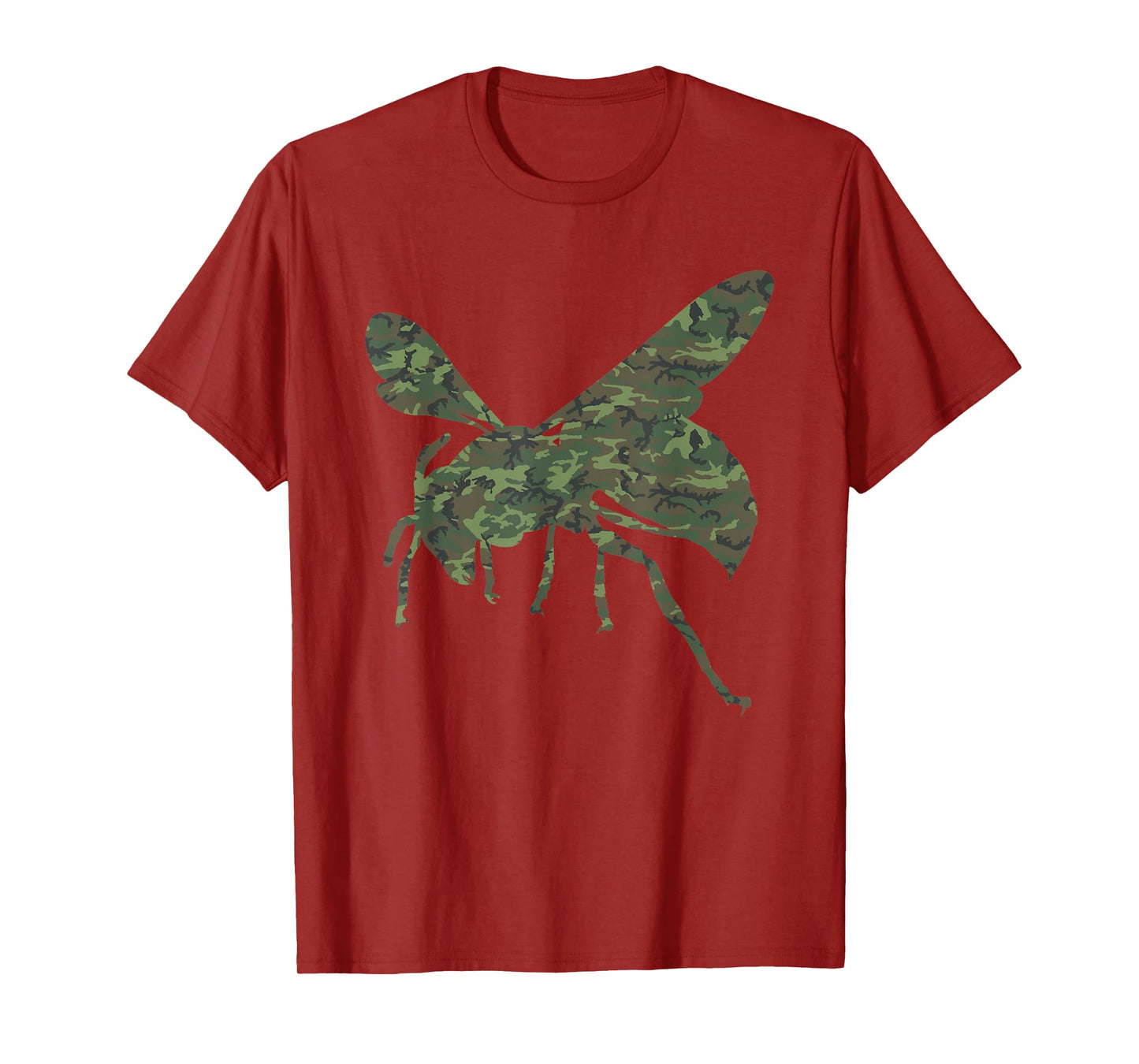 Military Hornet Camo Print US Insect Wasp Veteran Men Gift T-Shirt