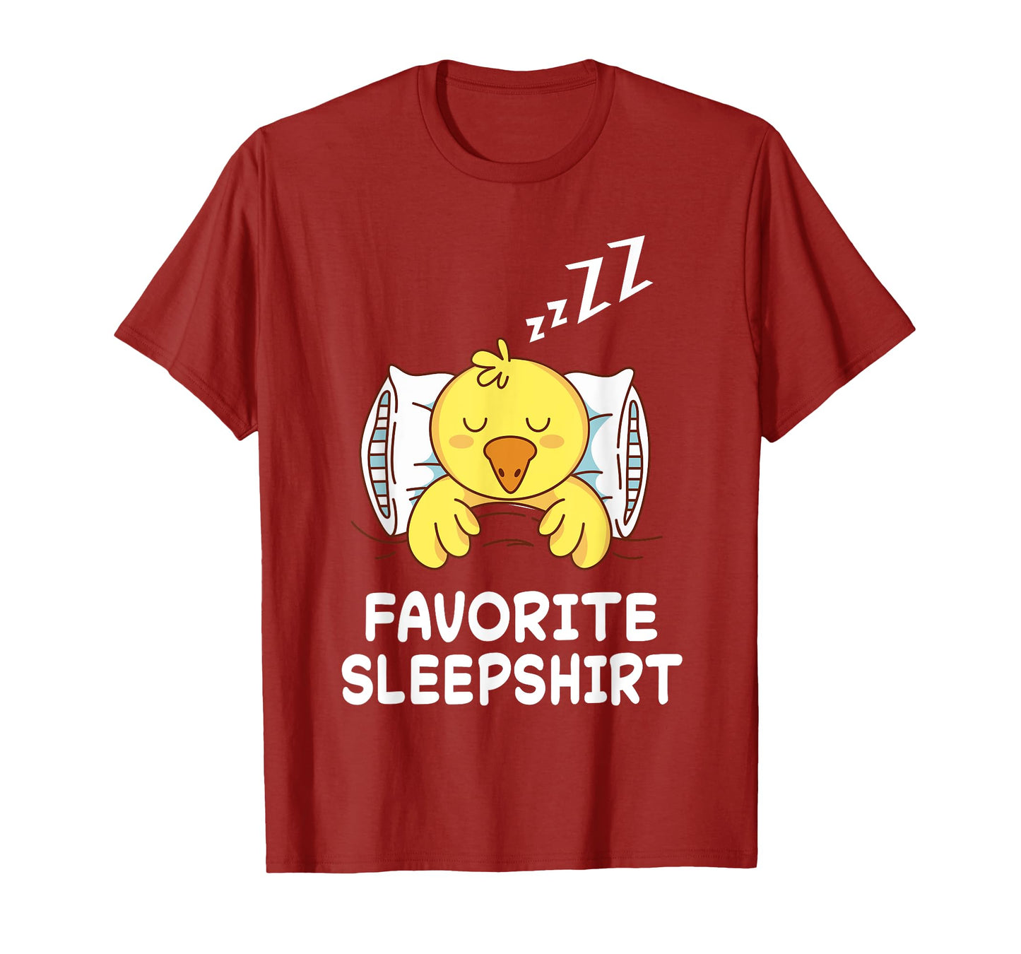 Chick Chicken Nap Sleeping Sleep Pajama Pajamas Nightgown T-Shirt