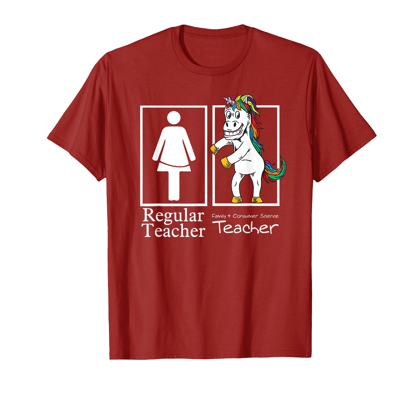 Family & Consumer Science Teacher Regular Unicorn Team Gift T-Shirt for Men Women Girls Kids