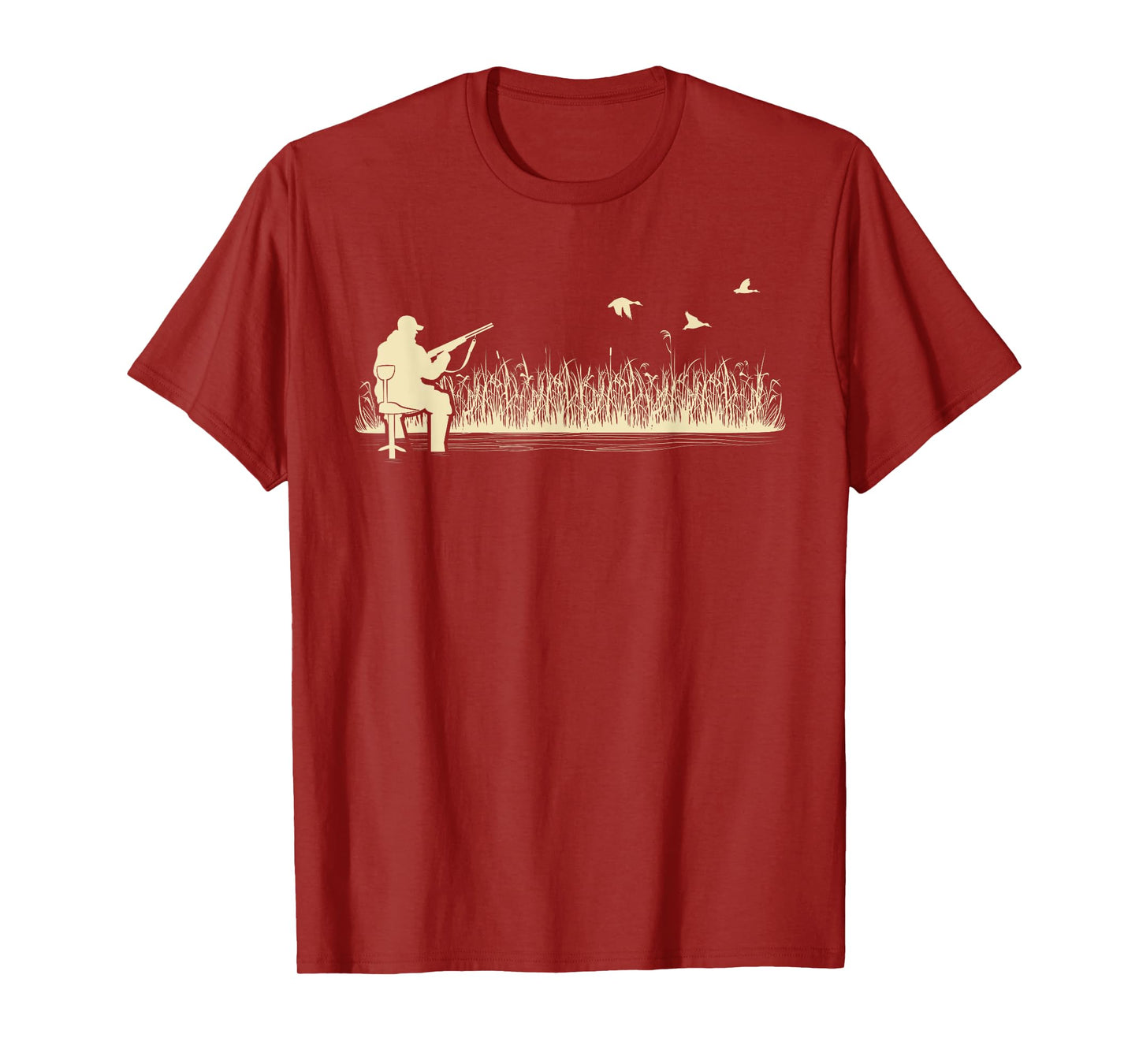Duck Waterfowl Hunting Swamp Chair For Duck Hunters T-Shirt