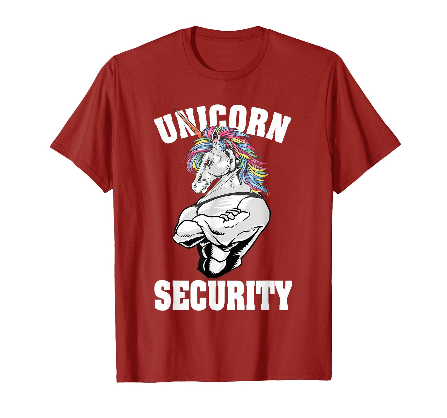 Unicorn Security Funny Costume Police Men Women Kids T-Shirt