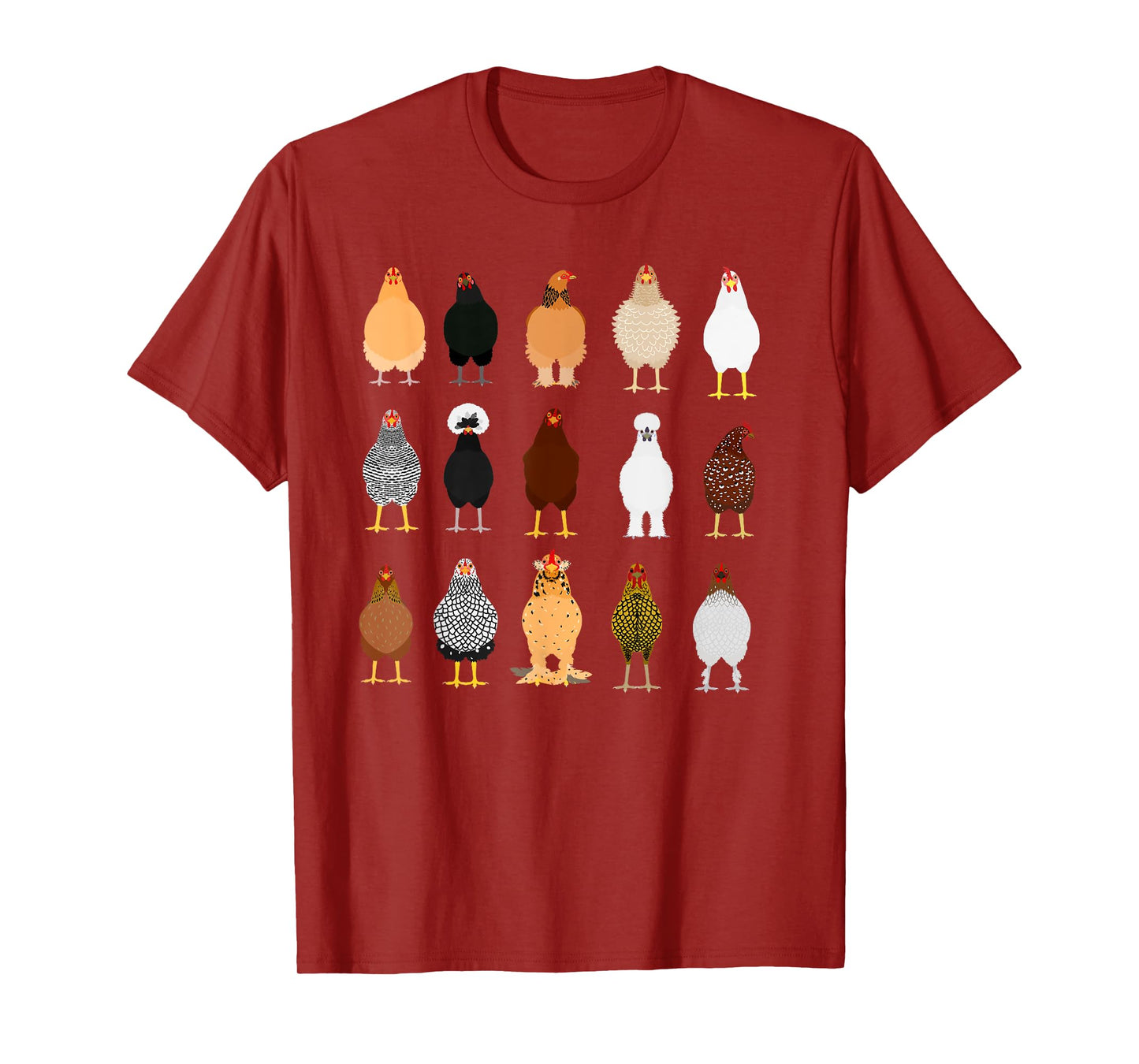In My Chicken Mom Era, Chicken Lady, Chickens Front And Back T-Shirt