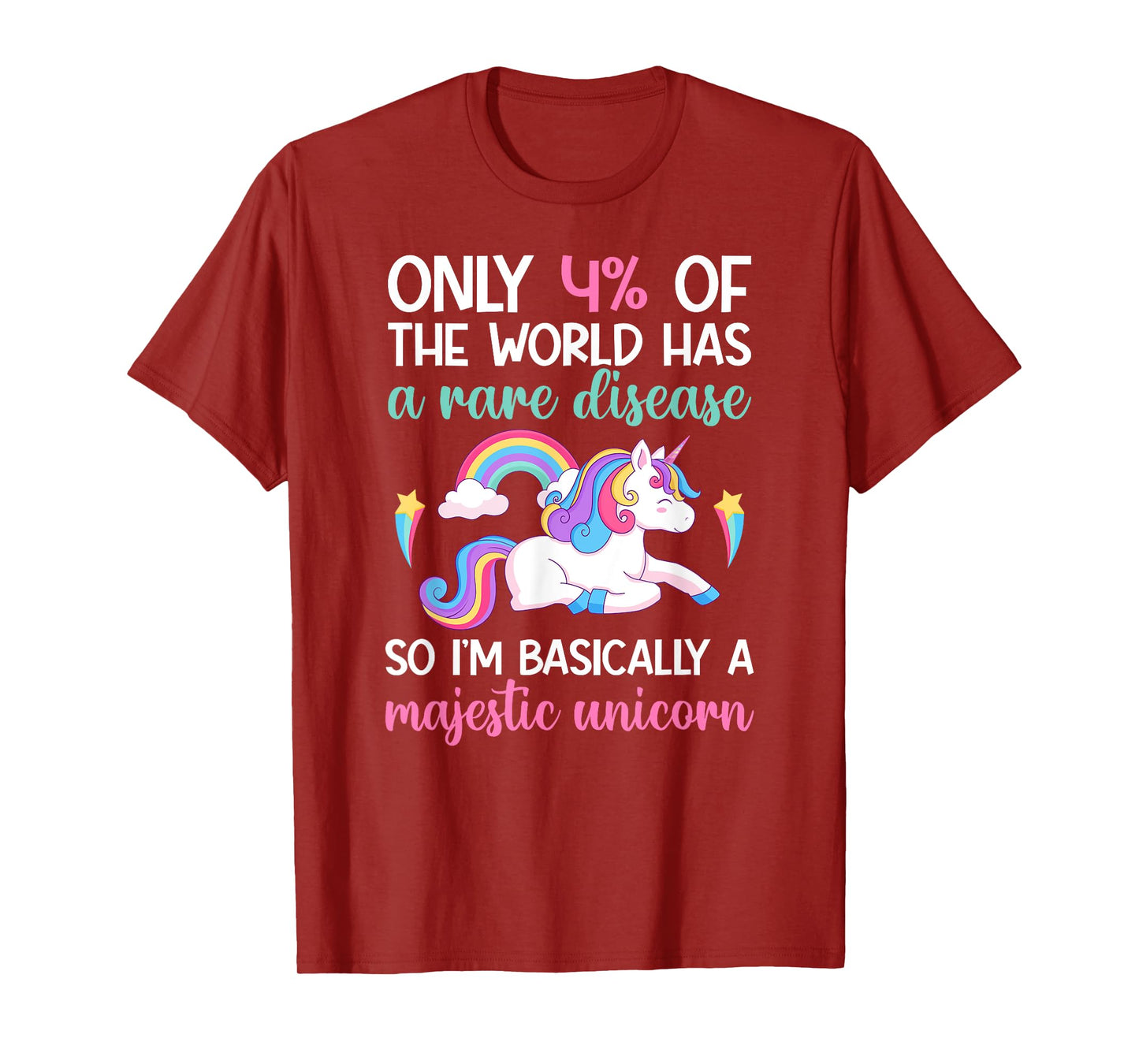 Rare Disease Warrior Unicorn Rare Disease Awareness T-Shirt