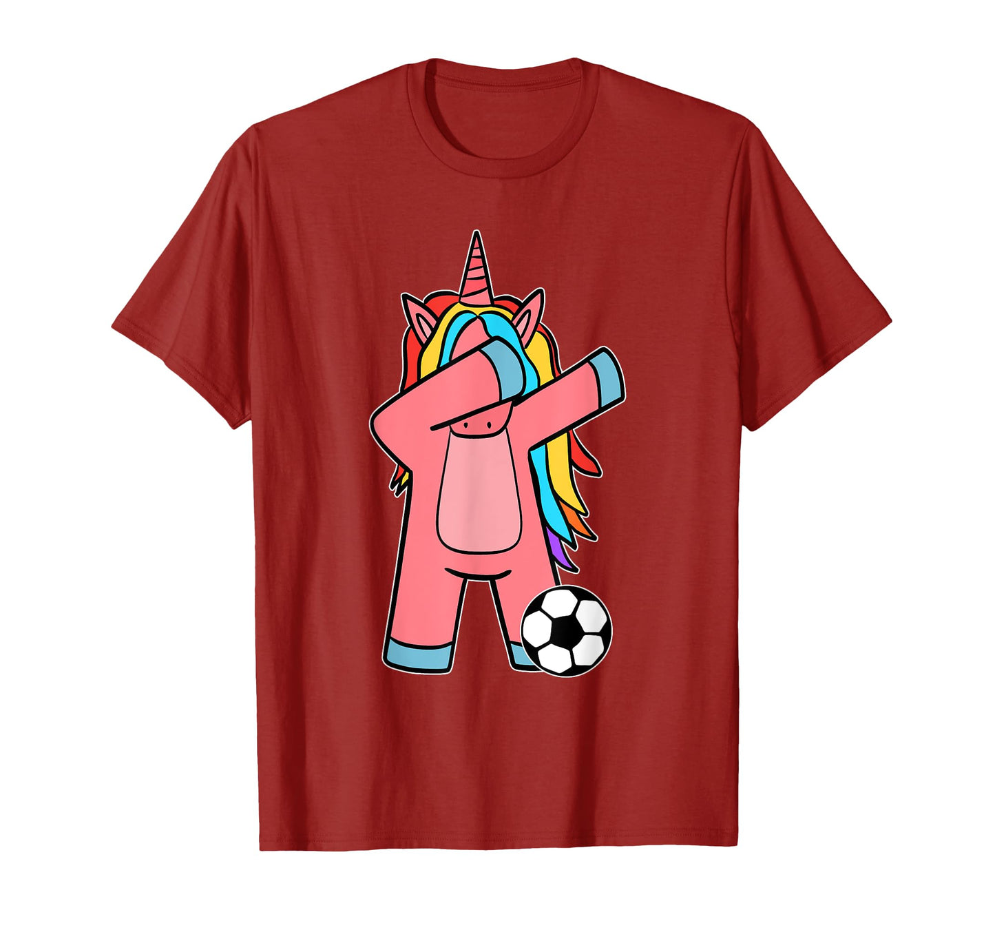 Soccer Girl Women Soccer Unicorn Soccer Ball T-Shirt