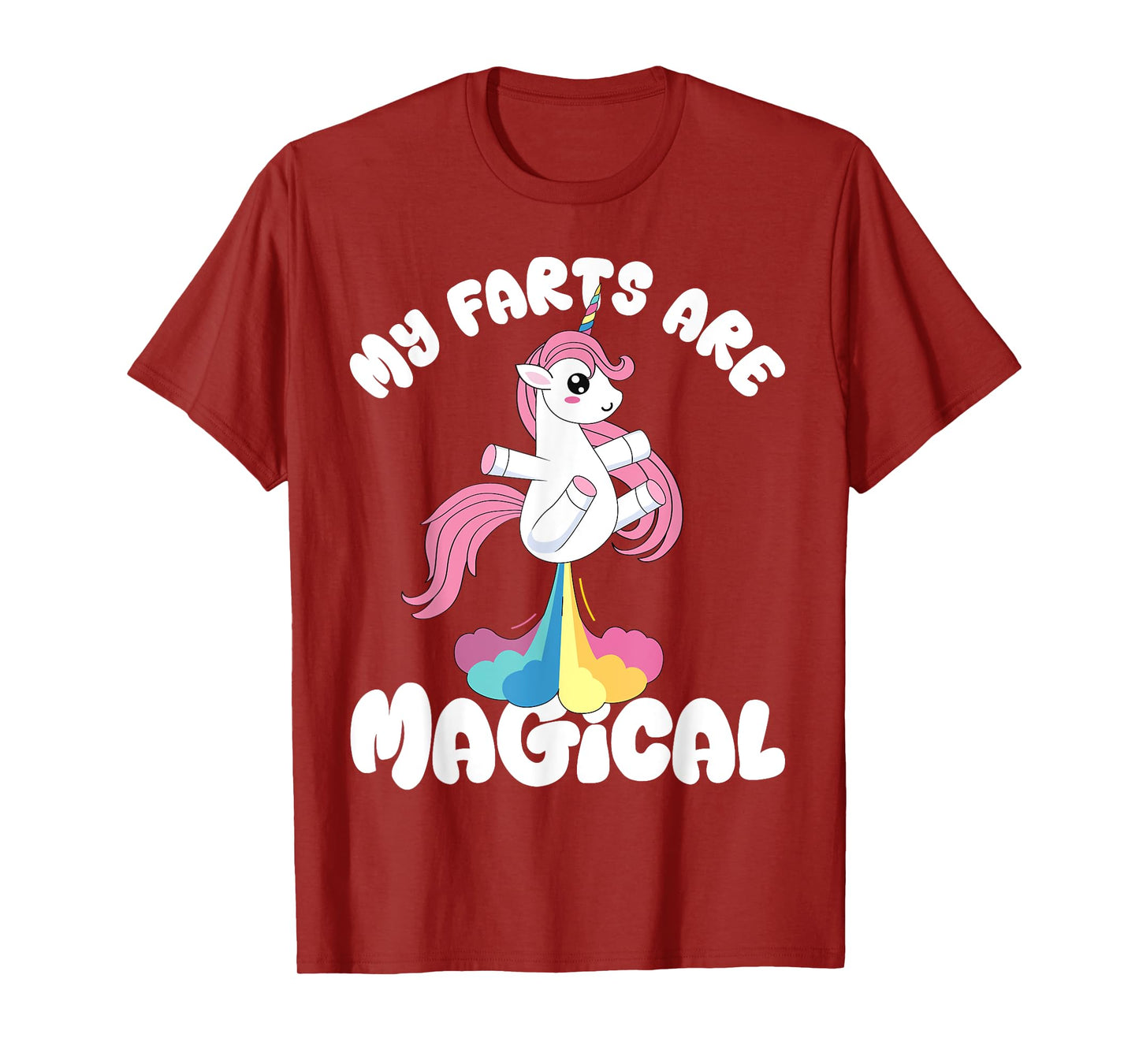 My Farts Are Magical Funny Unicorn Rainbow Farting T-Shirt