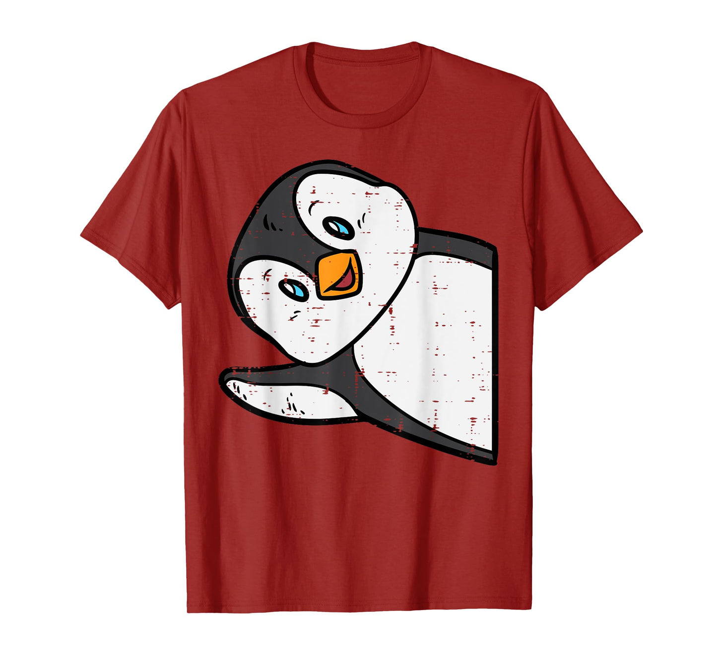 Emperor Penguin Wave Cute Boys Girls Kids Toddler Women Men T-Shirt