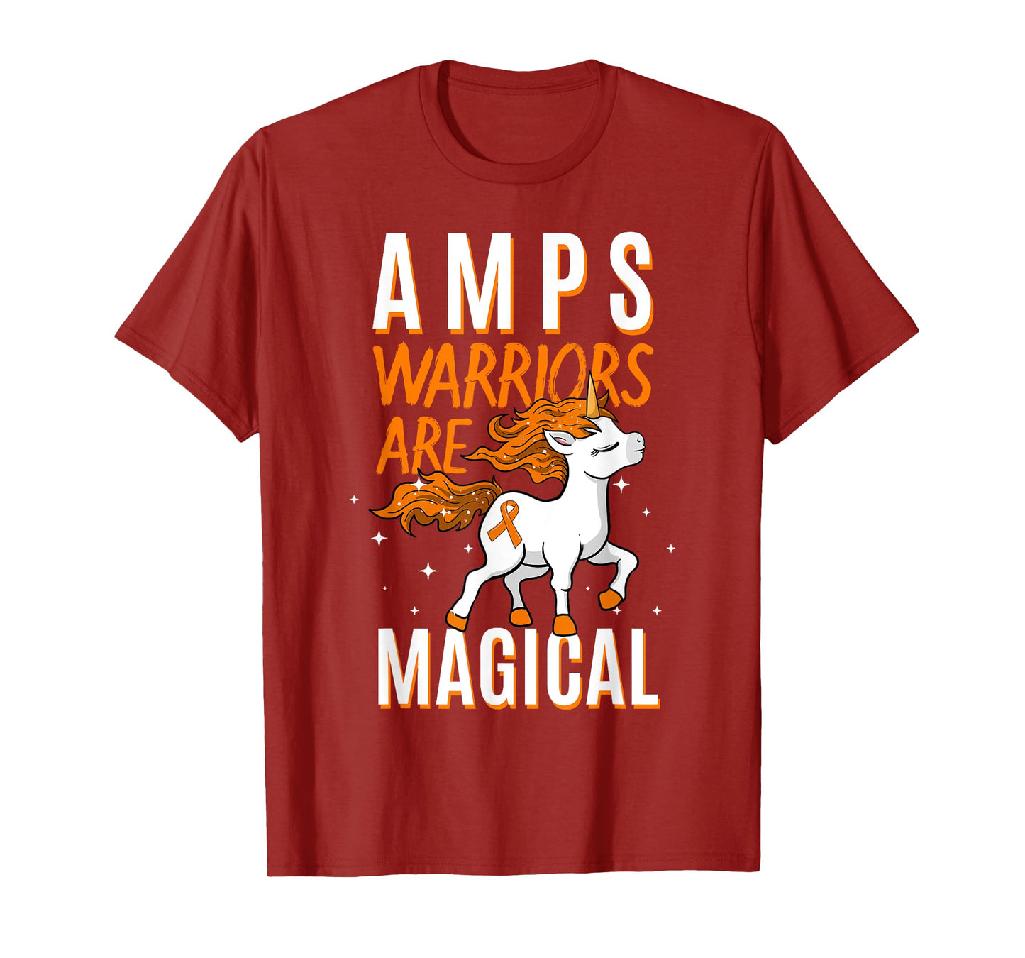 AMPS Warrior Amplified Pain Syndrome Awareness Unicorn Lover T-Shirt