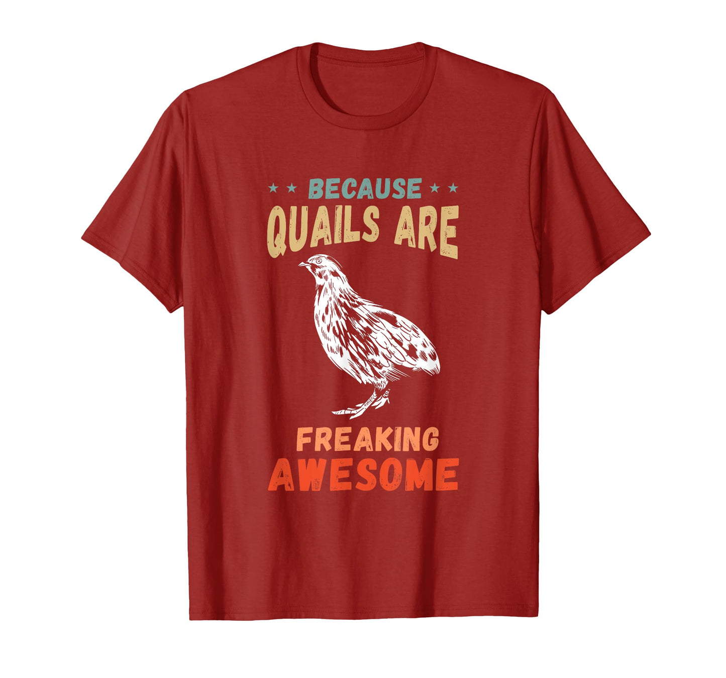 Awesome Quail Bird Quail Breeding Bobwhite Quail Lover T-Shirt