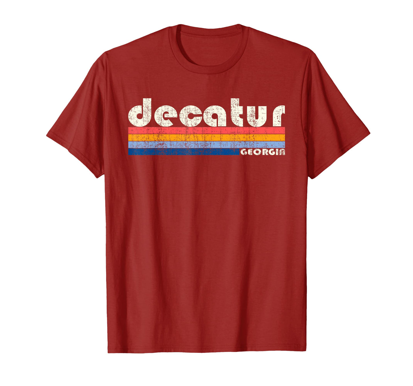Vintage 70s 80s Style Decatur GA T-Shirt T-Shirt