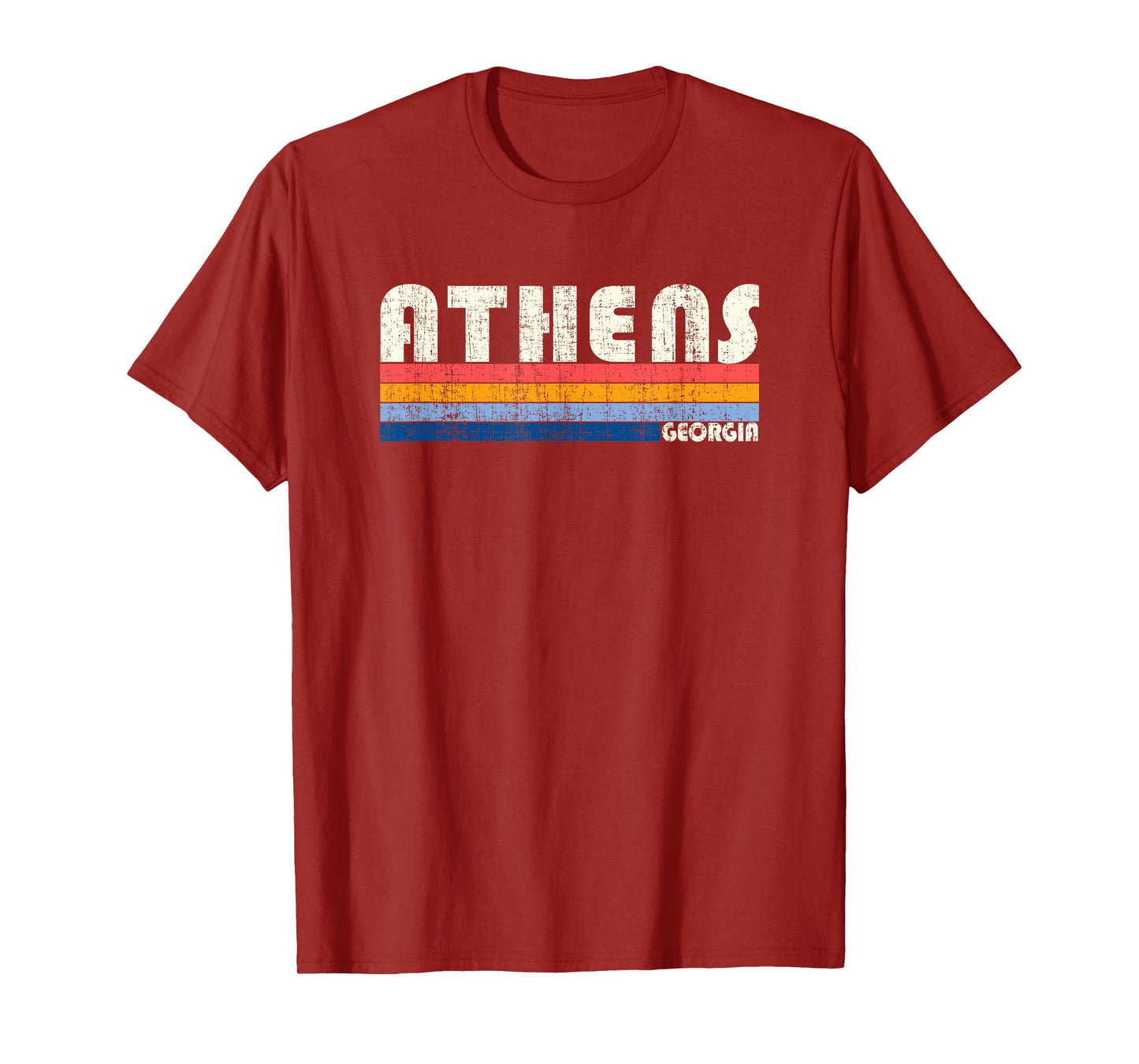 Retro Vintage 70s 80s Style Athens, GA T-Shirt