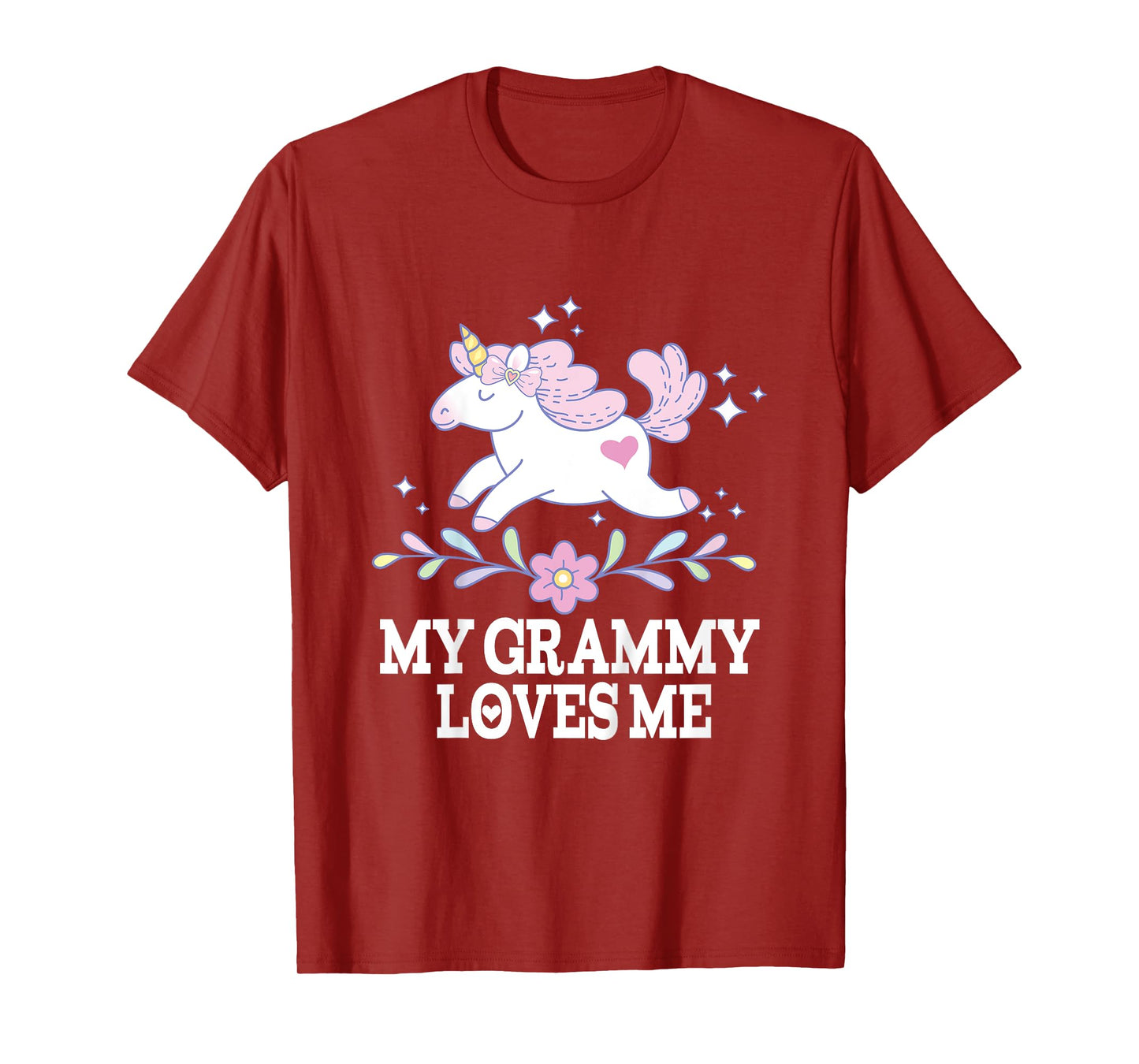 My Grammy Loves Me Granddaughter Unicorn for Girl T-Shirt