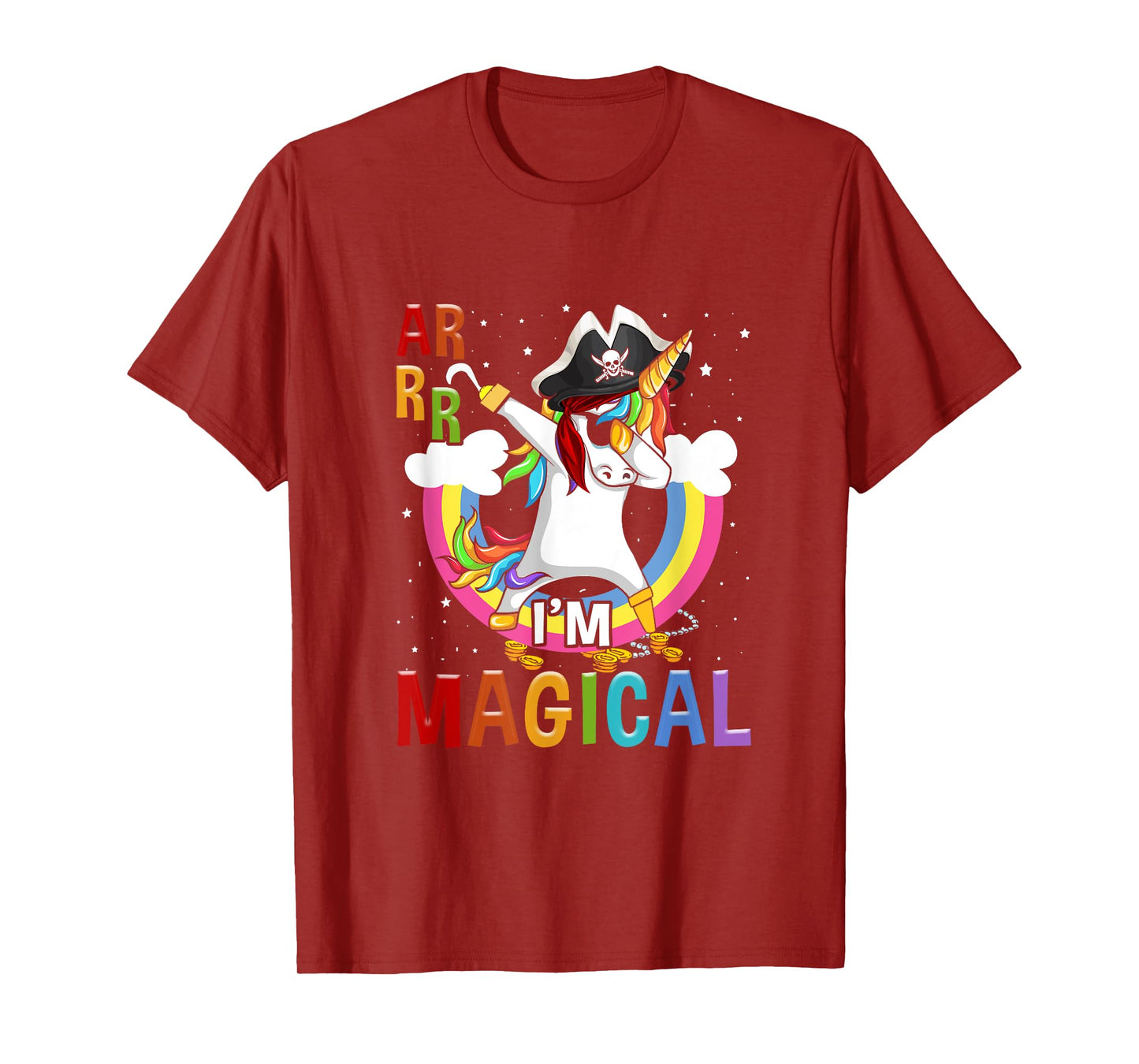 I'm Magical Caribbean Buccaneer Toddler Unicorn Pirate T-Shirt