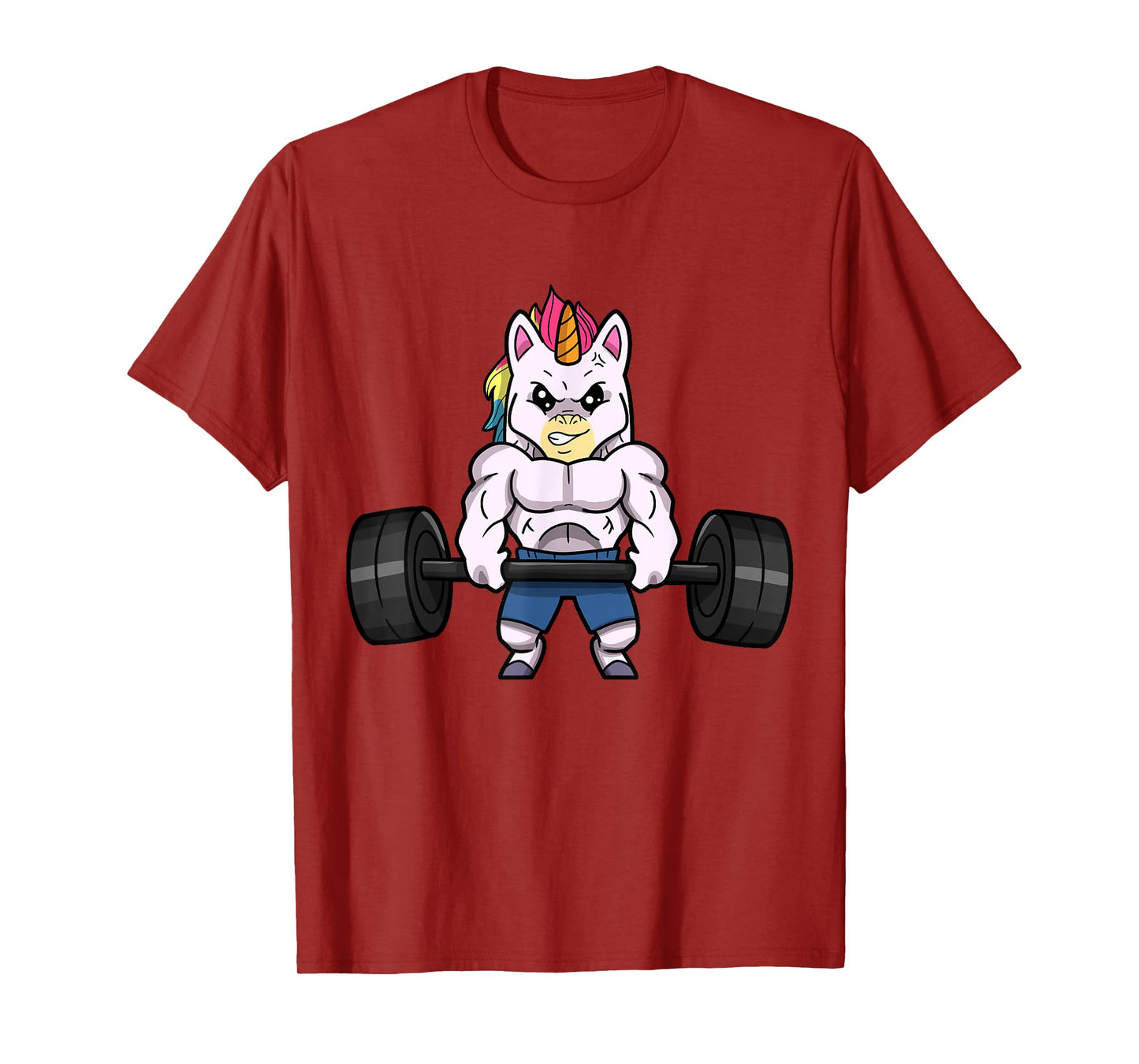 Weightlifting Unicorn Funny Powerlifting Fitness Gym T-Shirt