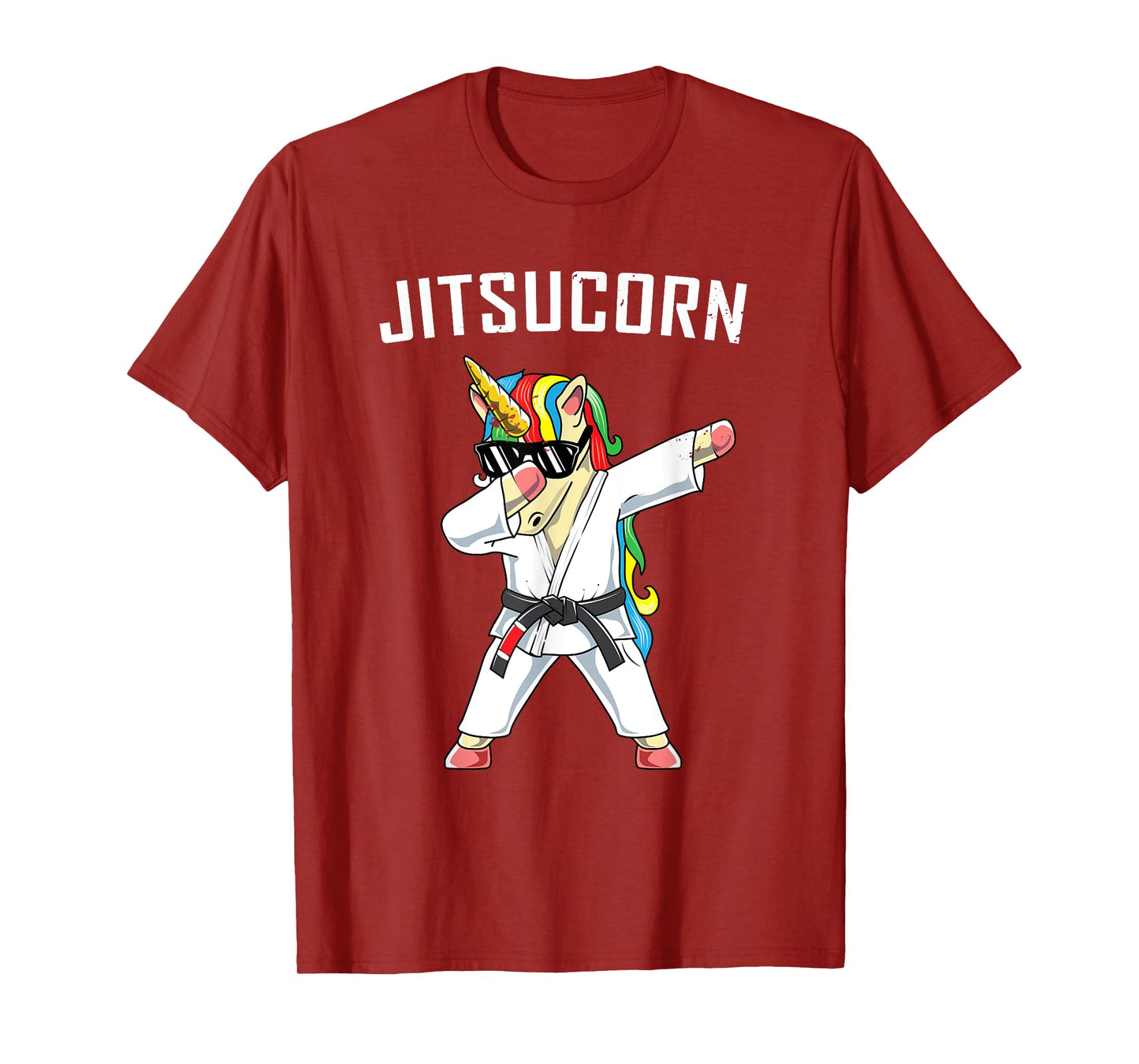 Jiu Jitsu Dabbing Unicorn T Shirt | Jitsucorn Funny Gift T-Shirt