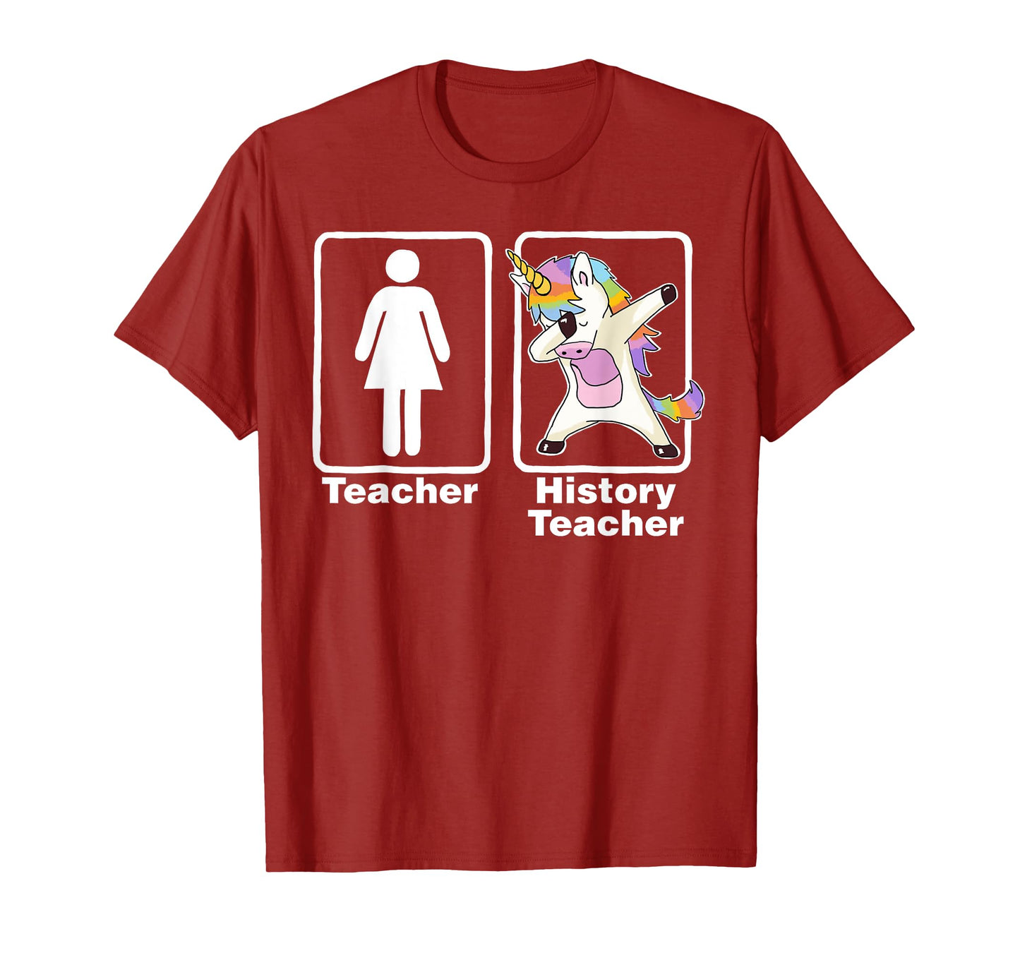 Funny Unicorn History Teacher T-shirt History Teacher Gifts T-Shirt for Men Women Kids