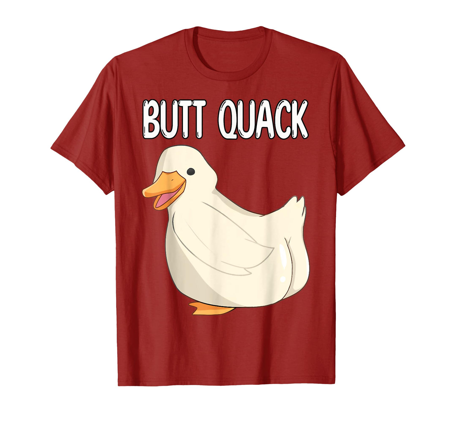 Funny Duck Pun - Butt Quack Butt Crack T-Shirt