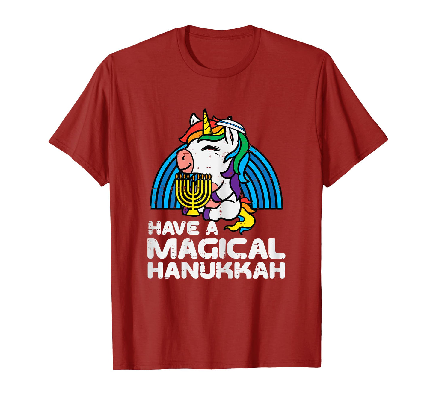 Have Magical Hanukkah Unicorn Chanukah Girls Kids Toddlers T-Shirt