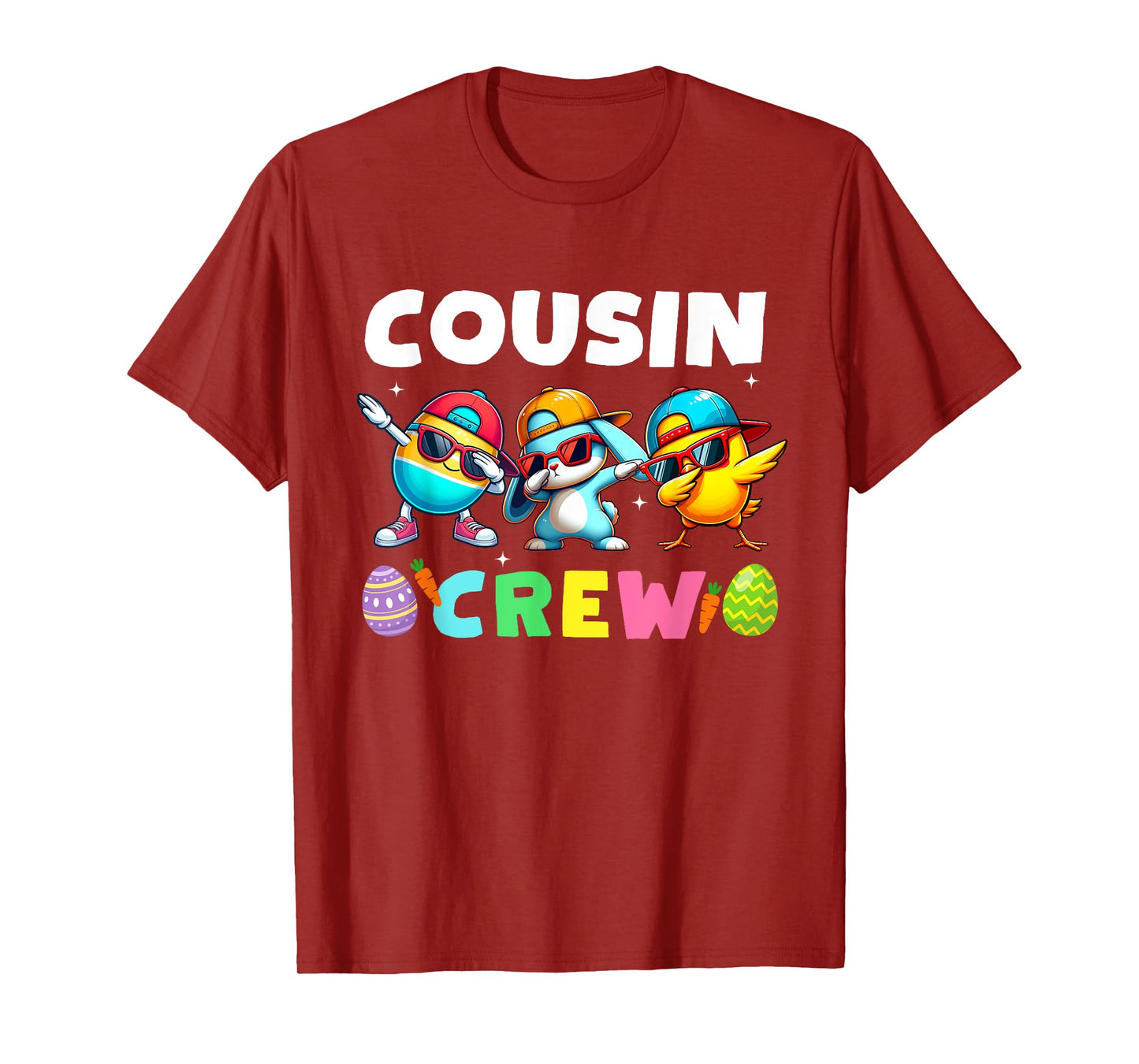 Cousin Crew Easter Bunny Family Matching Girls Boys Toddler T-Shirt