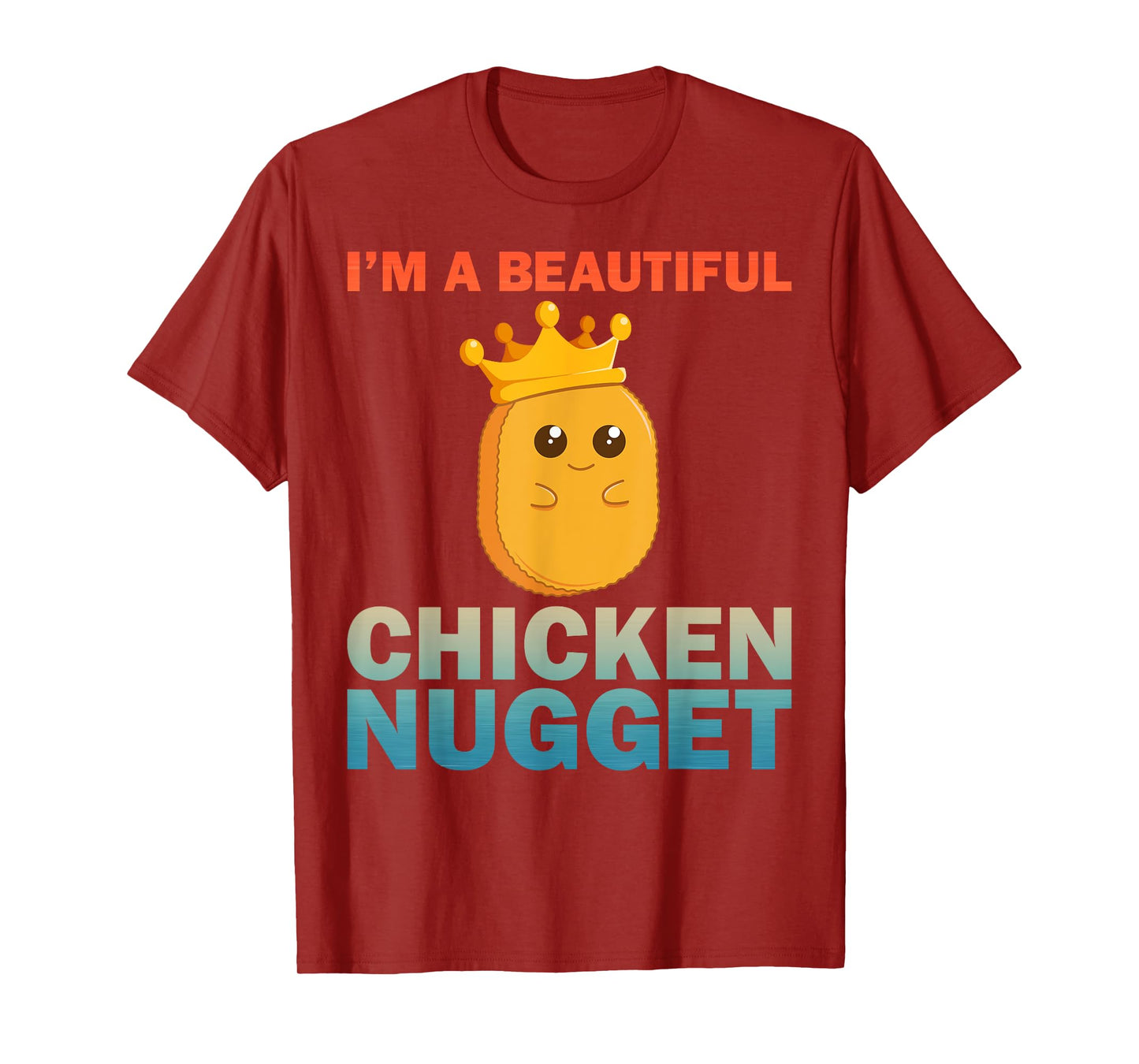 Cute Chicken Nugget Art For Women Girls Chicken Nugget Lover T-Shirt