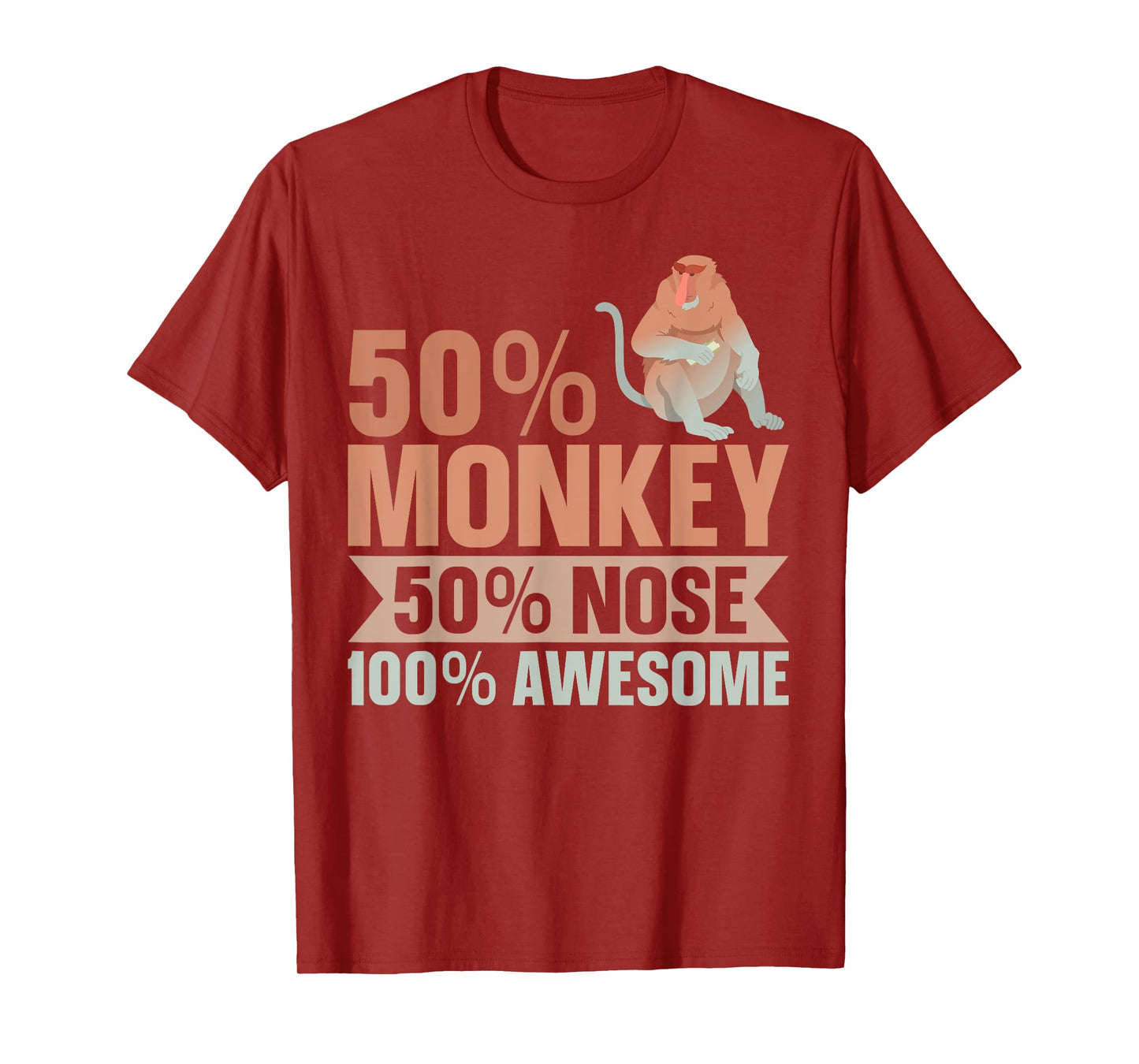 Long Nosed Monkey Design for a Proboscis Monkey Expert T-Shirt