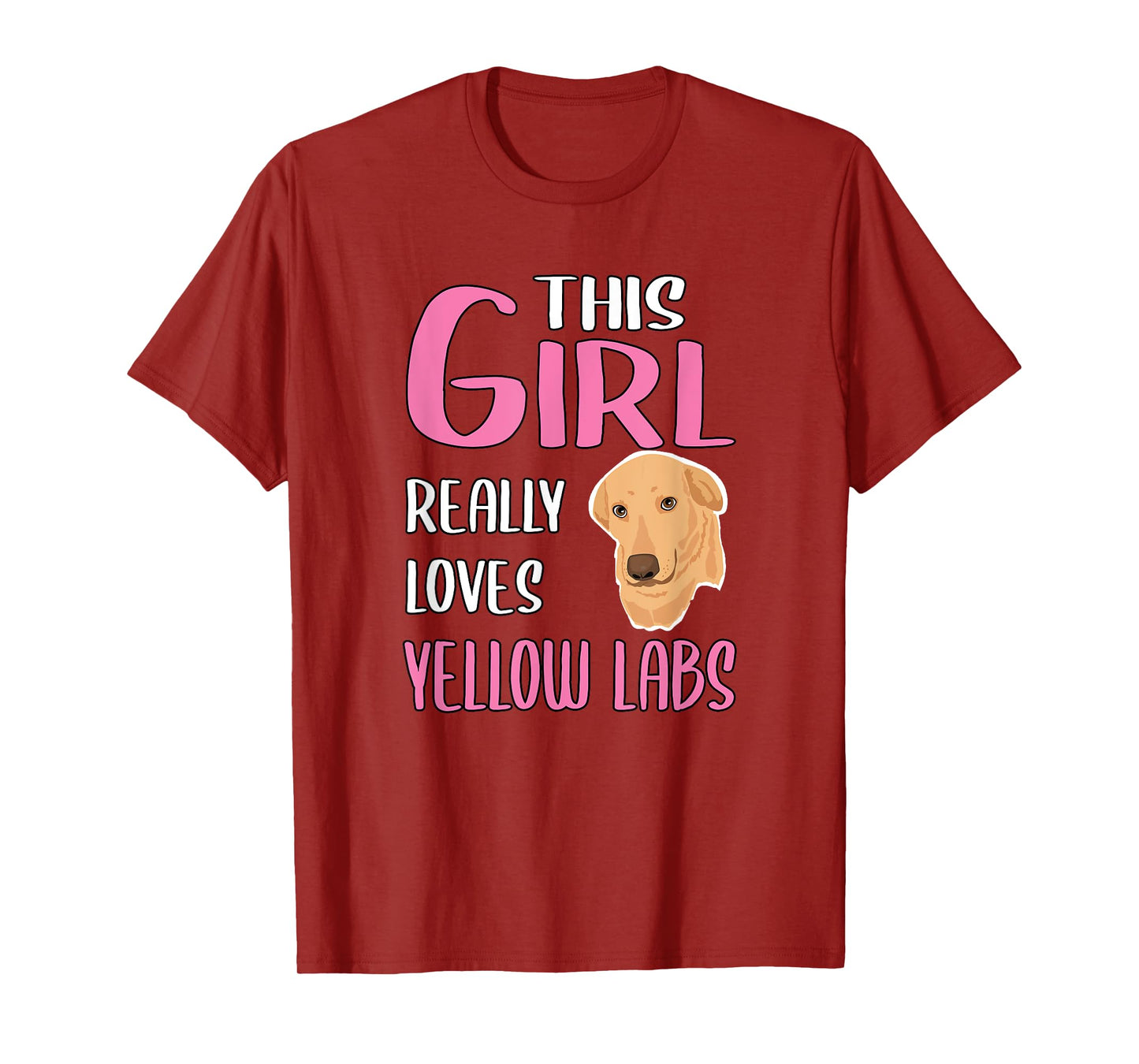 Yellow Labrador Gift This Girl Really Loves Yellow Labs T-Shirt