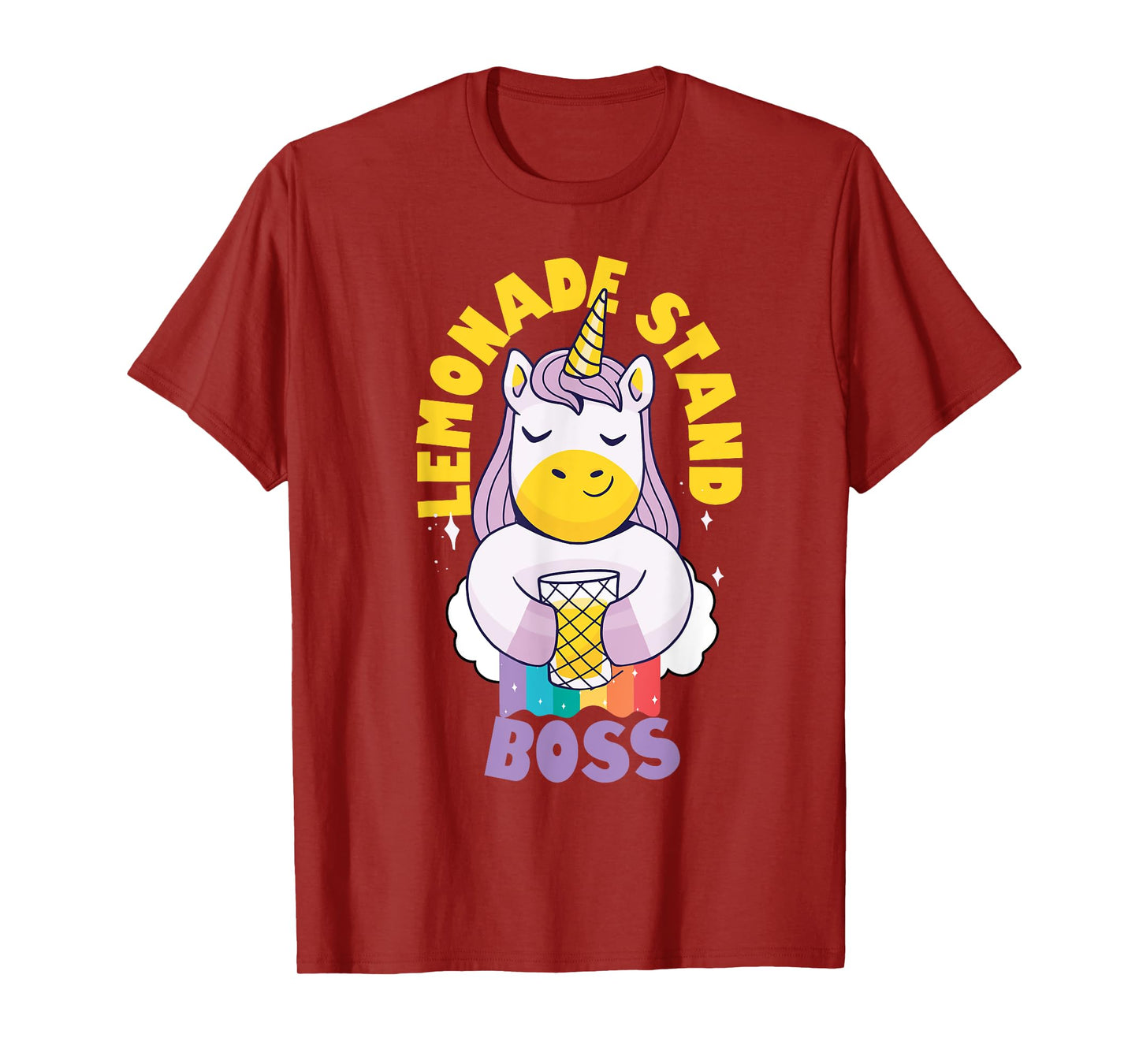 Lemonade Stand Boss Entrepreneur Kids - Unicorn T-Shirt