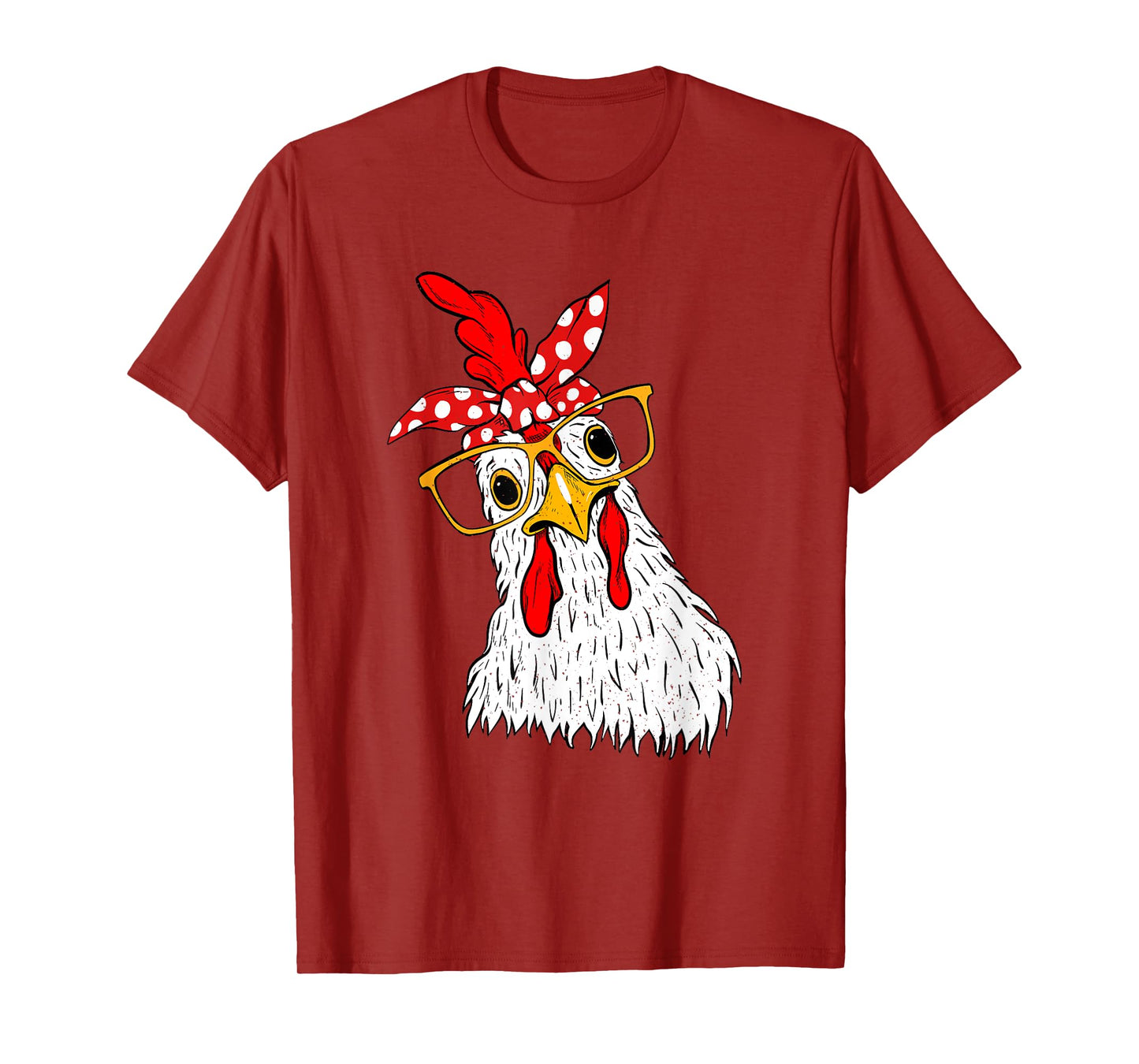 Chicken Bandana Girl - Poultry Owner Rancher Farmer Backyard T-Shirt