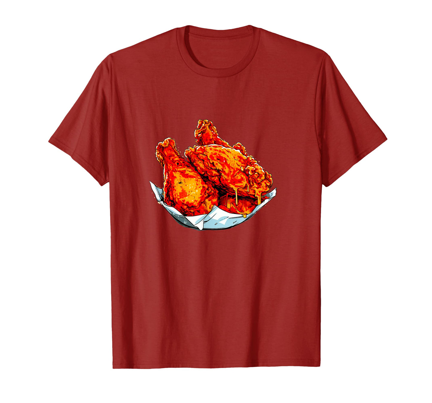 Fried Chicken Funny Men Women Chicken Wings Fast food Lover T-Shirt