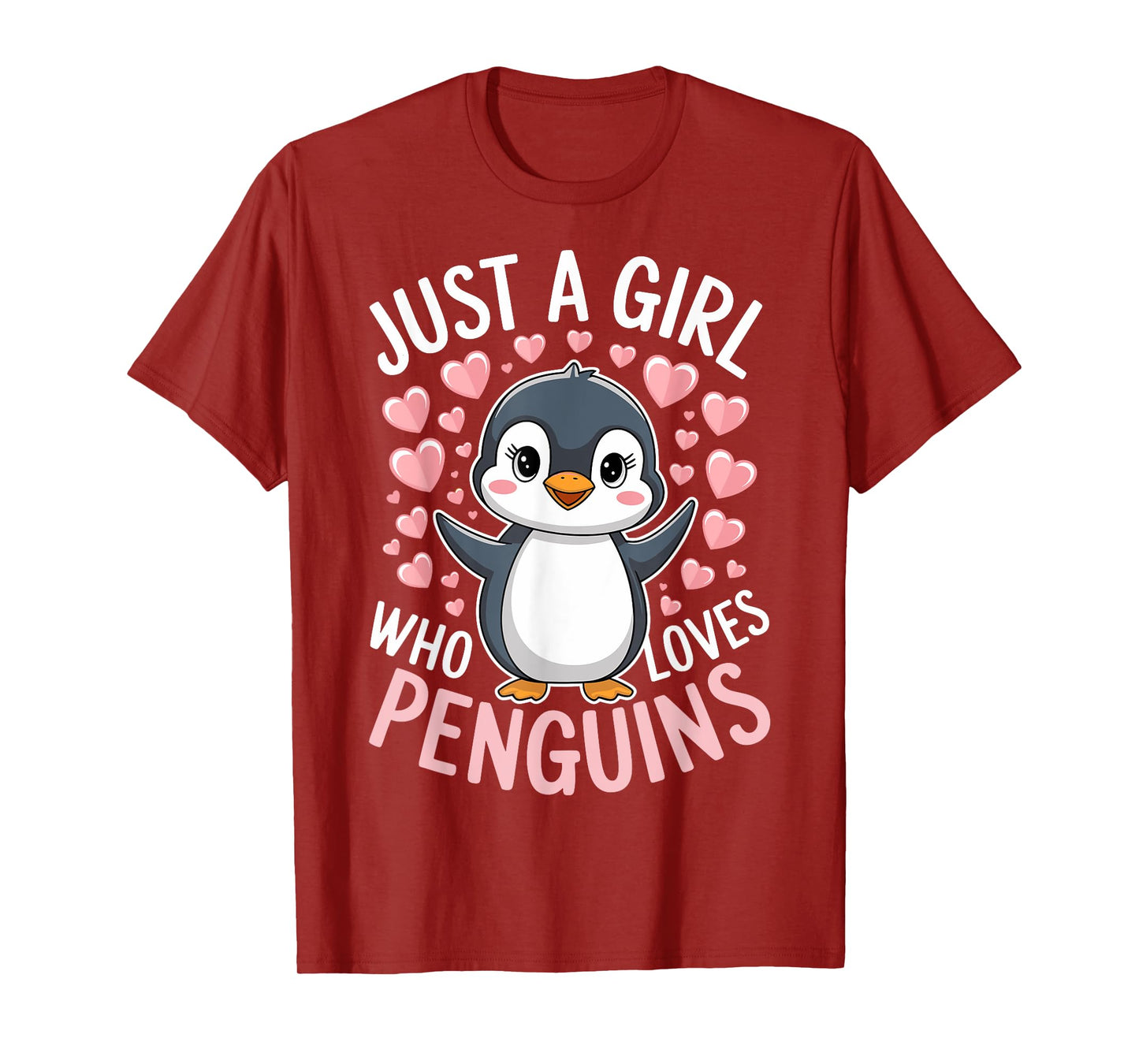 Penguins Animal Just A Girl Who Loves Penguin T-Shirt