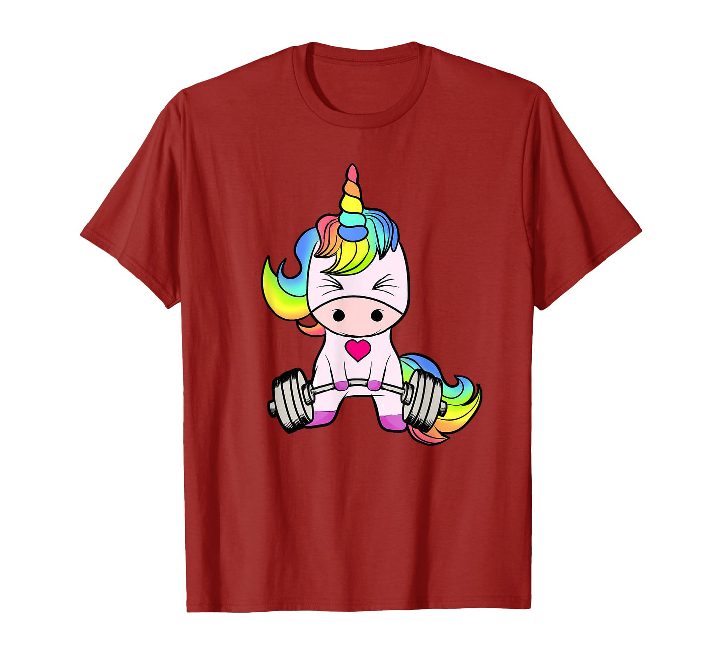 Unicorn Gym T-Shirt, Unicorn Weightlifting Shirt T-Shirt