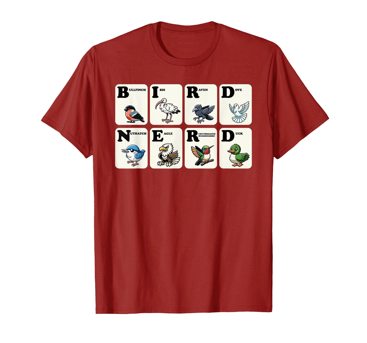 Bird Nerd Funny Bird Lover Bird Watching Birding T-Shirt