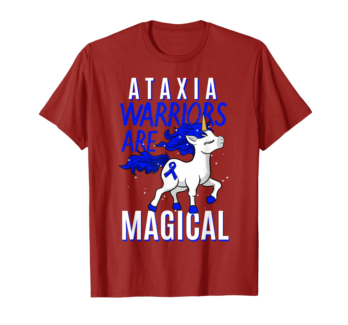 Ataxia Movement Disorder Dystaxia Friedreich's Unicorn Lover T-Shirt