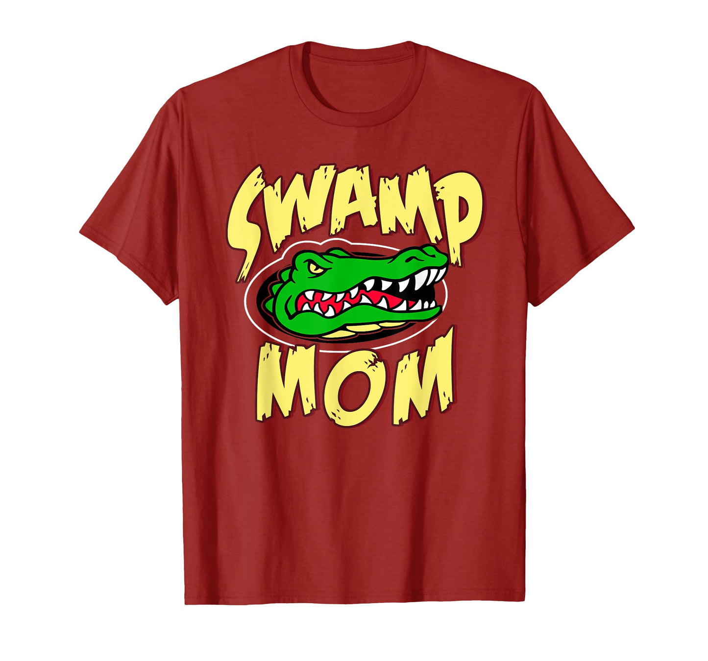 Swamp Mom,Mother of Student at School with Alligator Mascot T-Shirt
