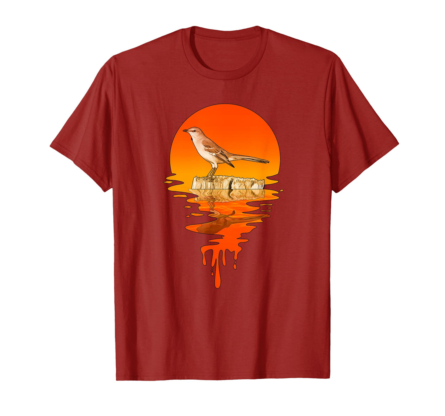 Vintage Retro Style Mockingbird T-Shirt