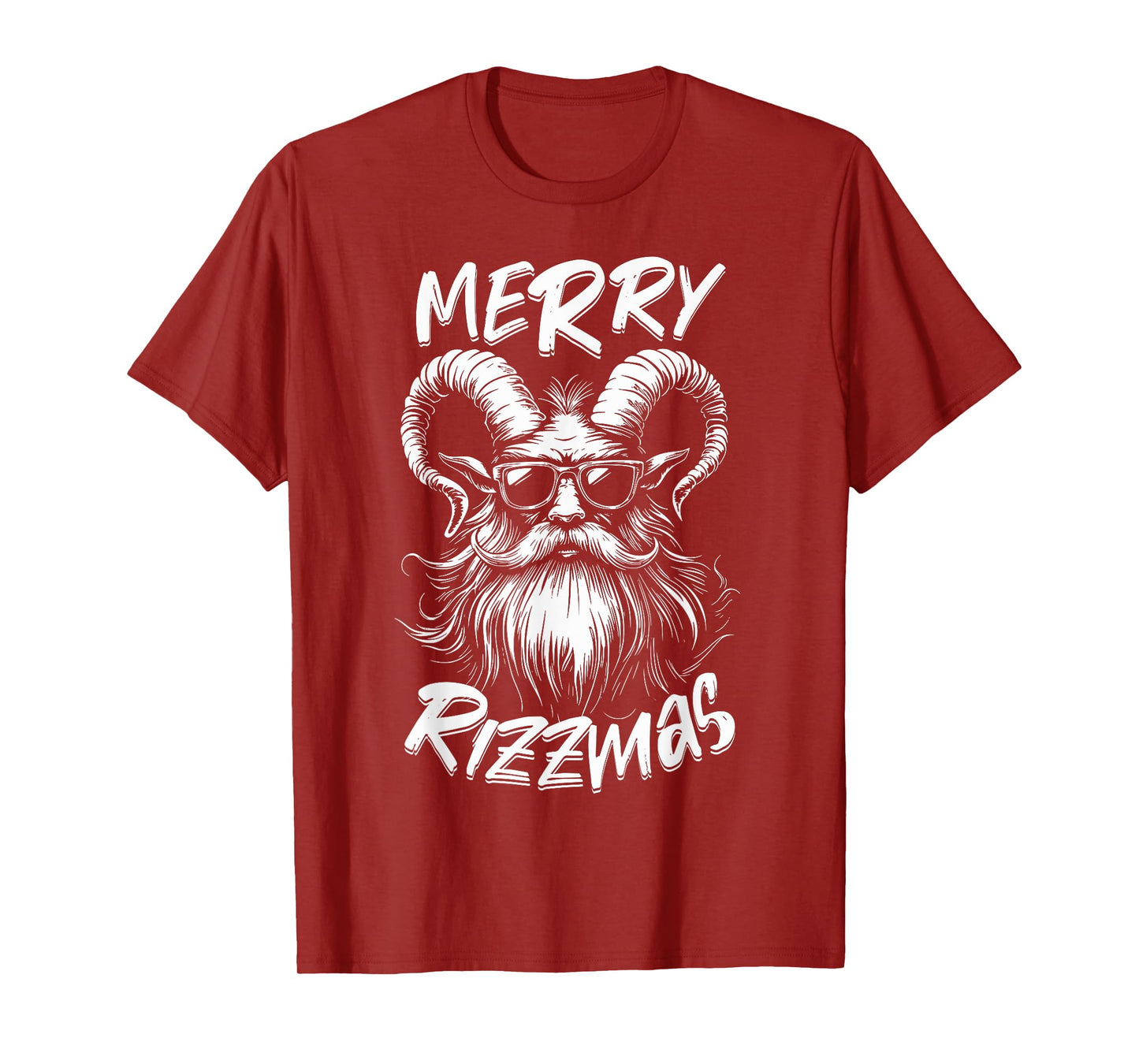 Merry Rizzmas Kids Teens Boys School Cool Christmas Krampus T-Shirt