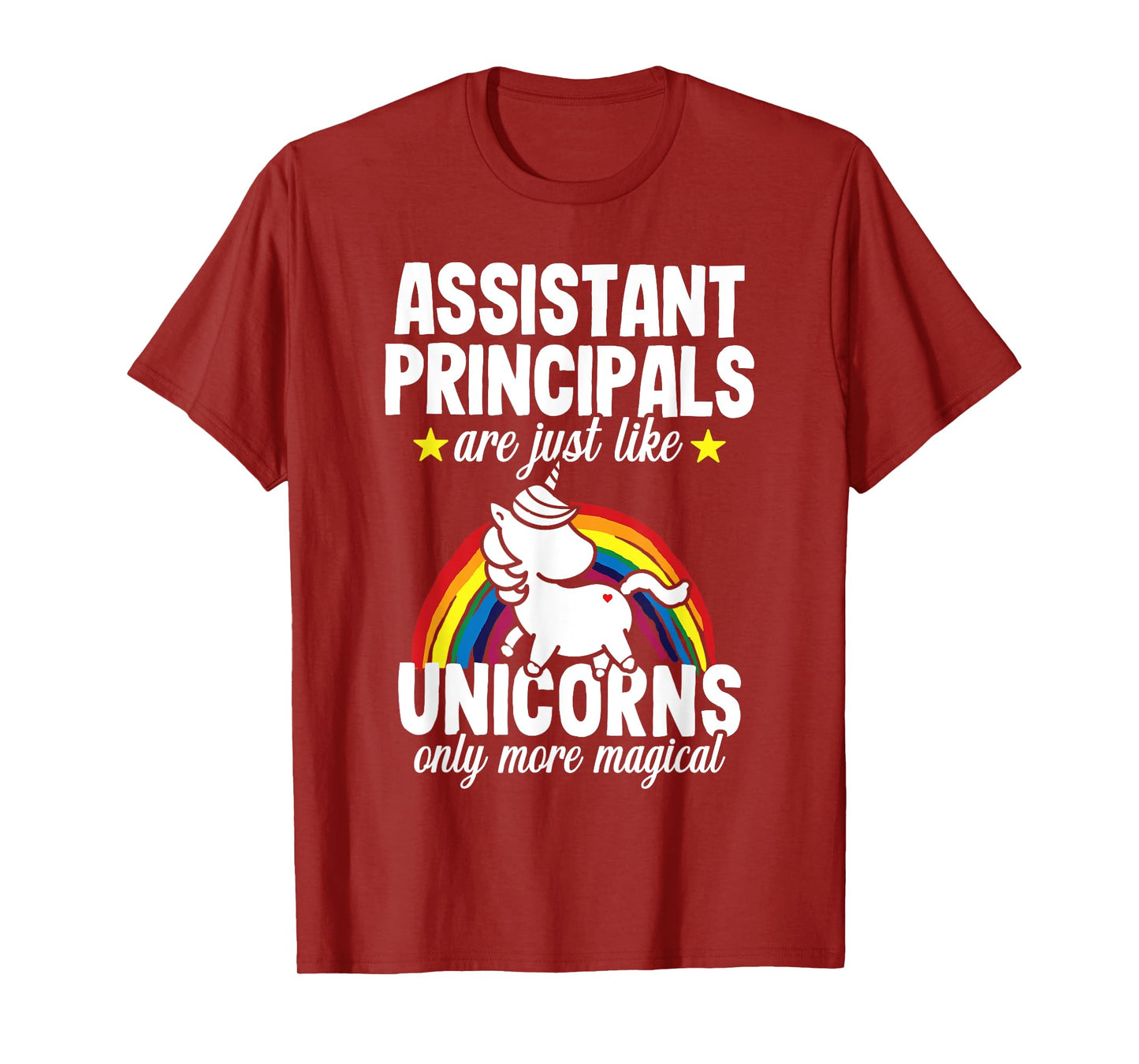 Assistant Principal Funny Unicorn Teacher Appreciation T-Shirt for Men Women