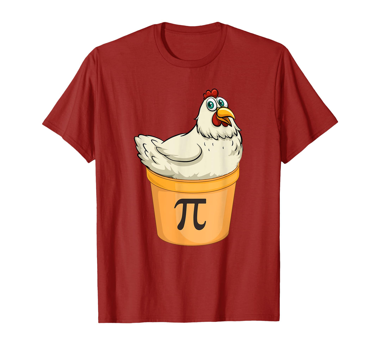 Chicken Pot Pie Funny Math pun Chicken Pot Pi T-Shirt