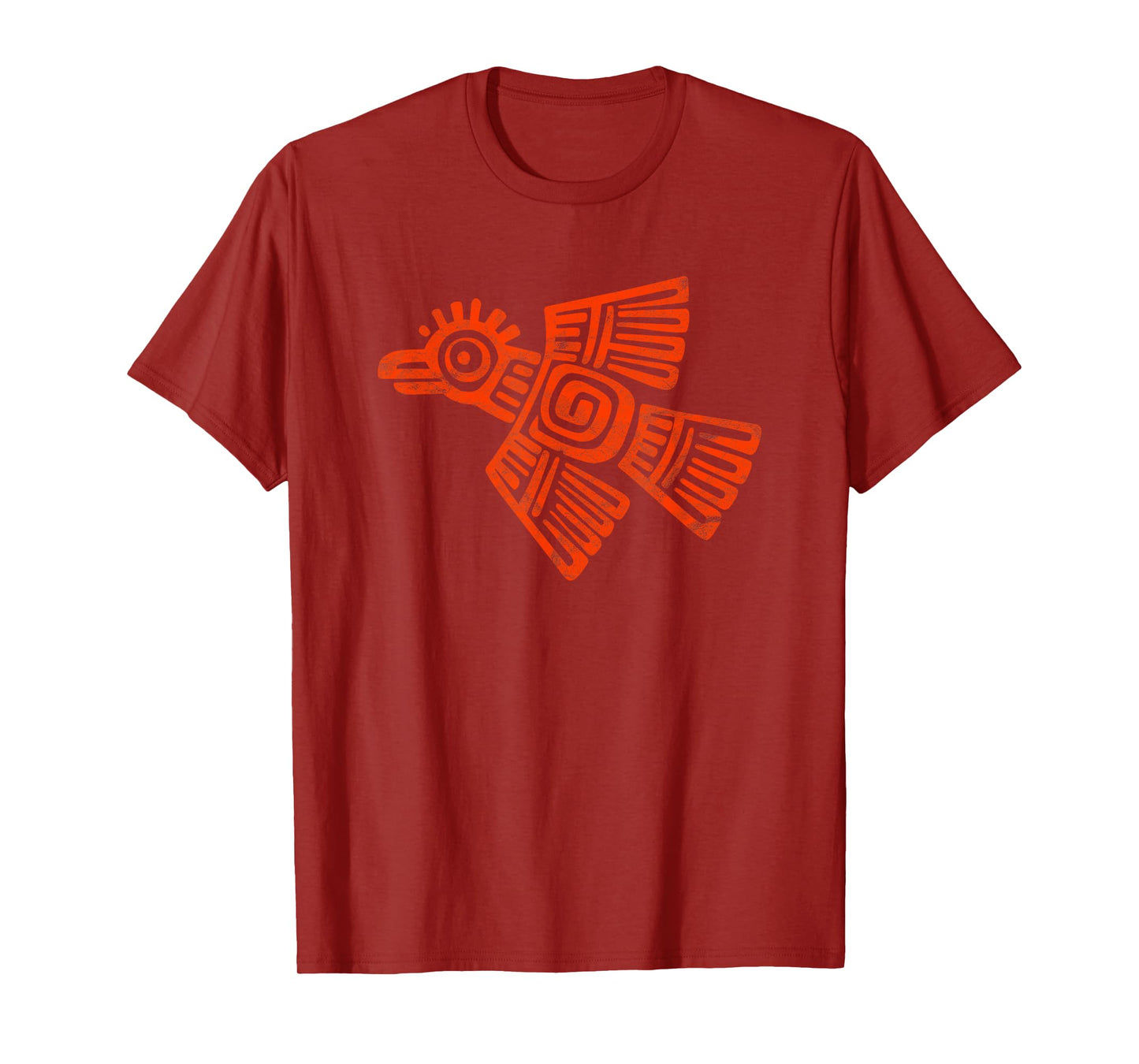 Aztec Symbol bird Tribal Quetzal Mexicolore mayan native T-Shirt