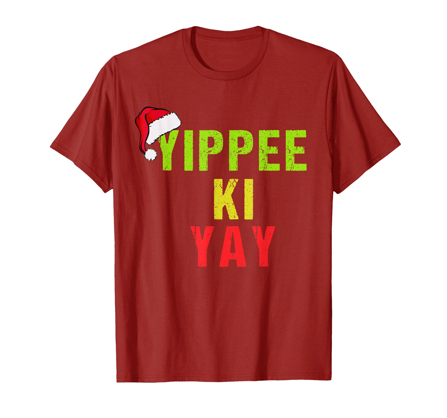 Funny Christmas Sweater Yippee-Ki-Yay Funny Christmas Xmas T-Shirt